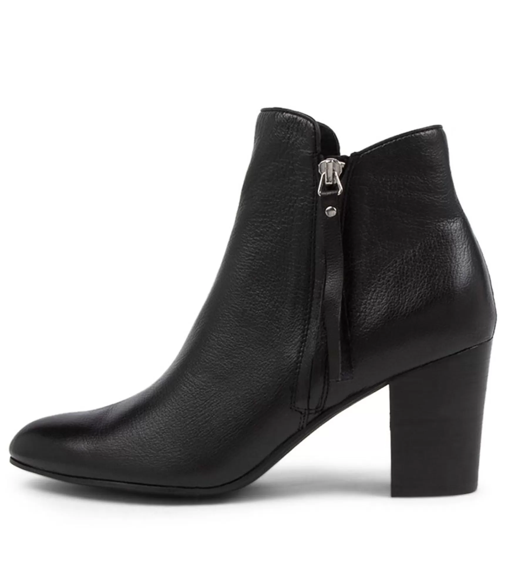 Store Midas Shoes Lizza Black Leather Ankle Boots Bh