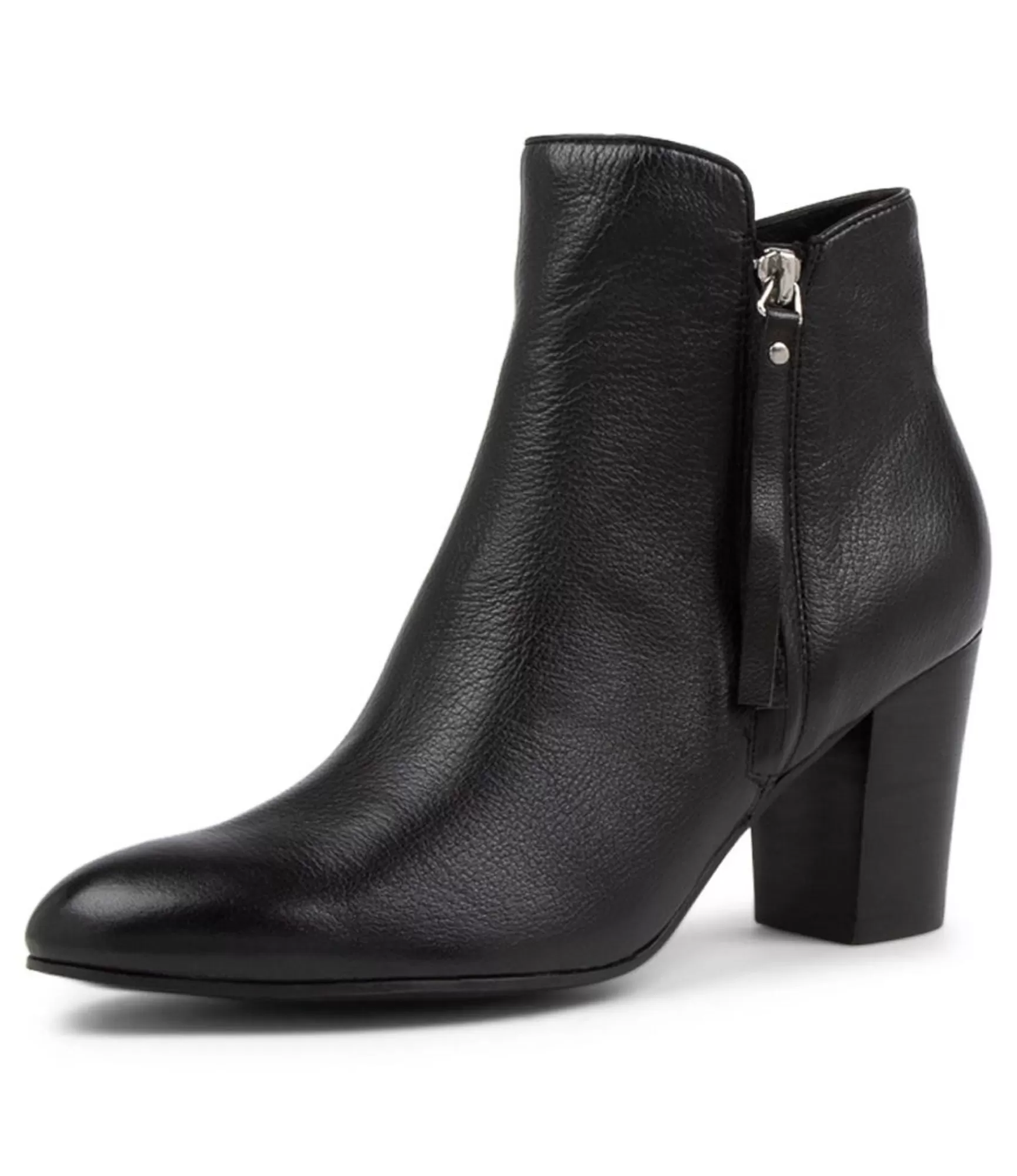 Store Midas Shoes Lizza Black Leather Ankle Boots Bh