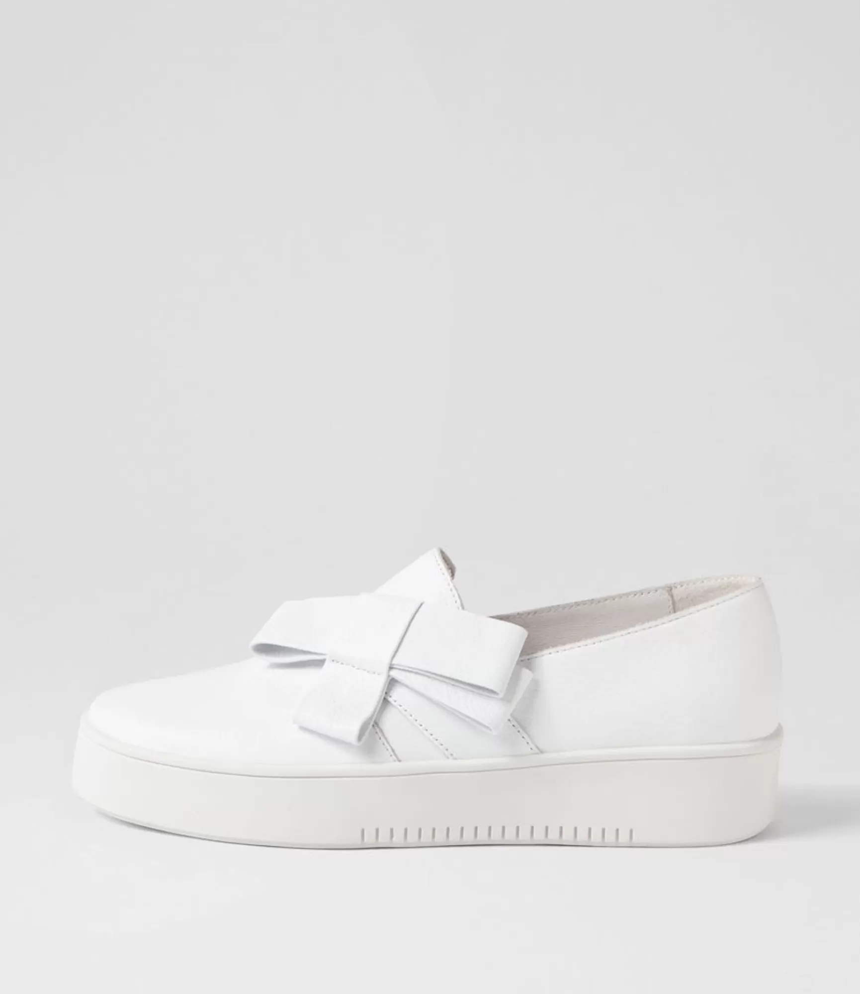 Clearance Midas Shoes Locka White Leather Sneakers