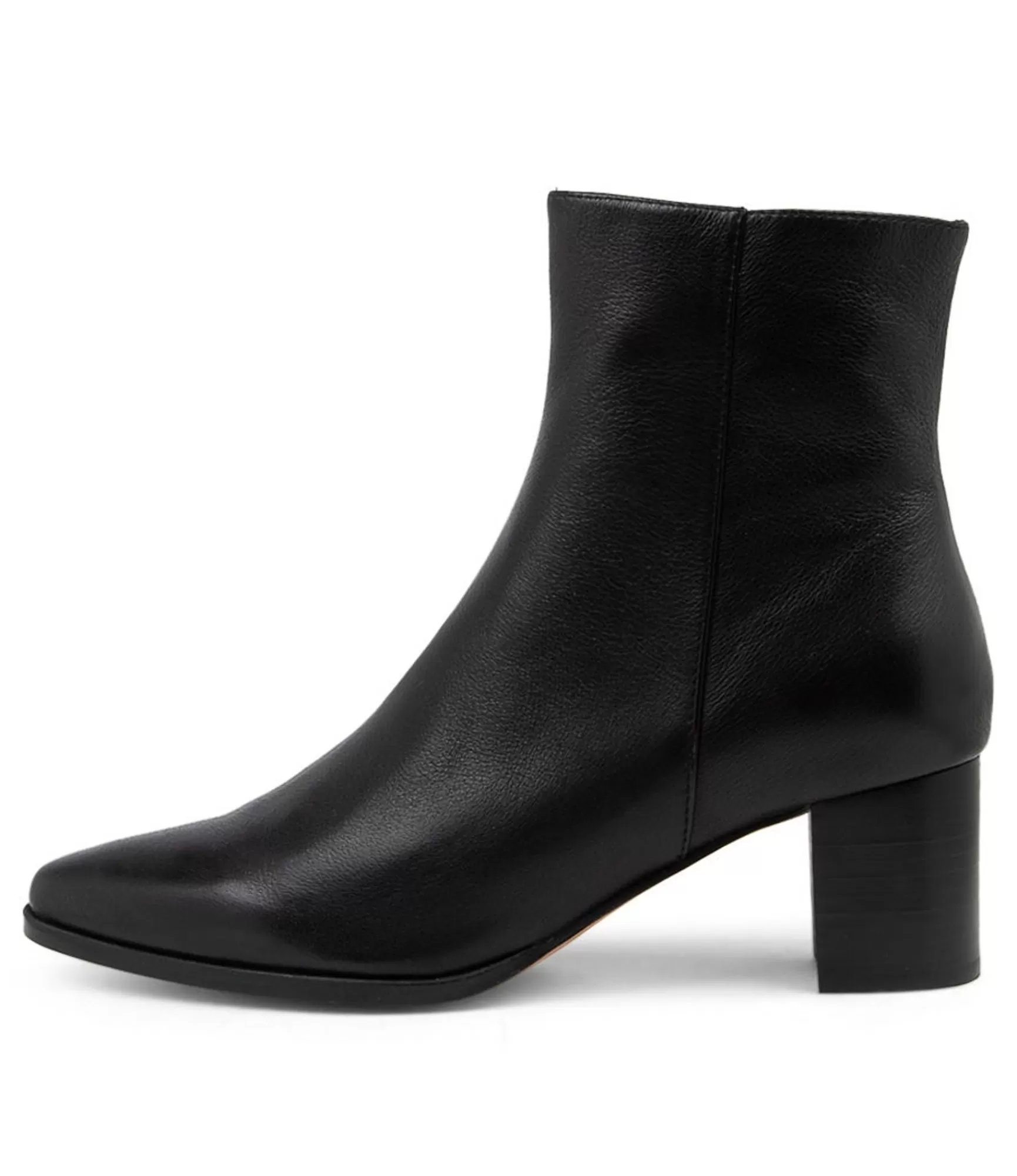 Store Midas Shoes Lola Black Leather Ankle Boots Bh