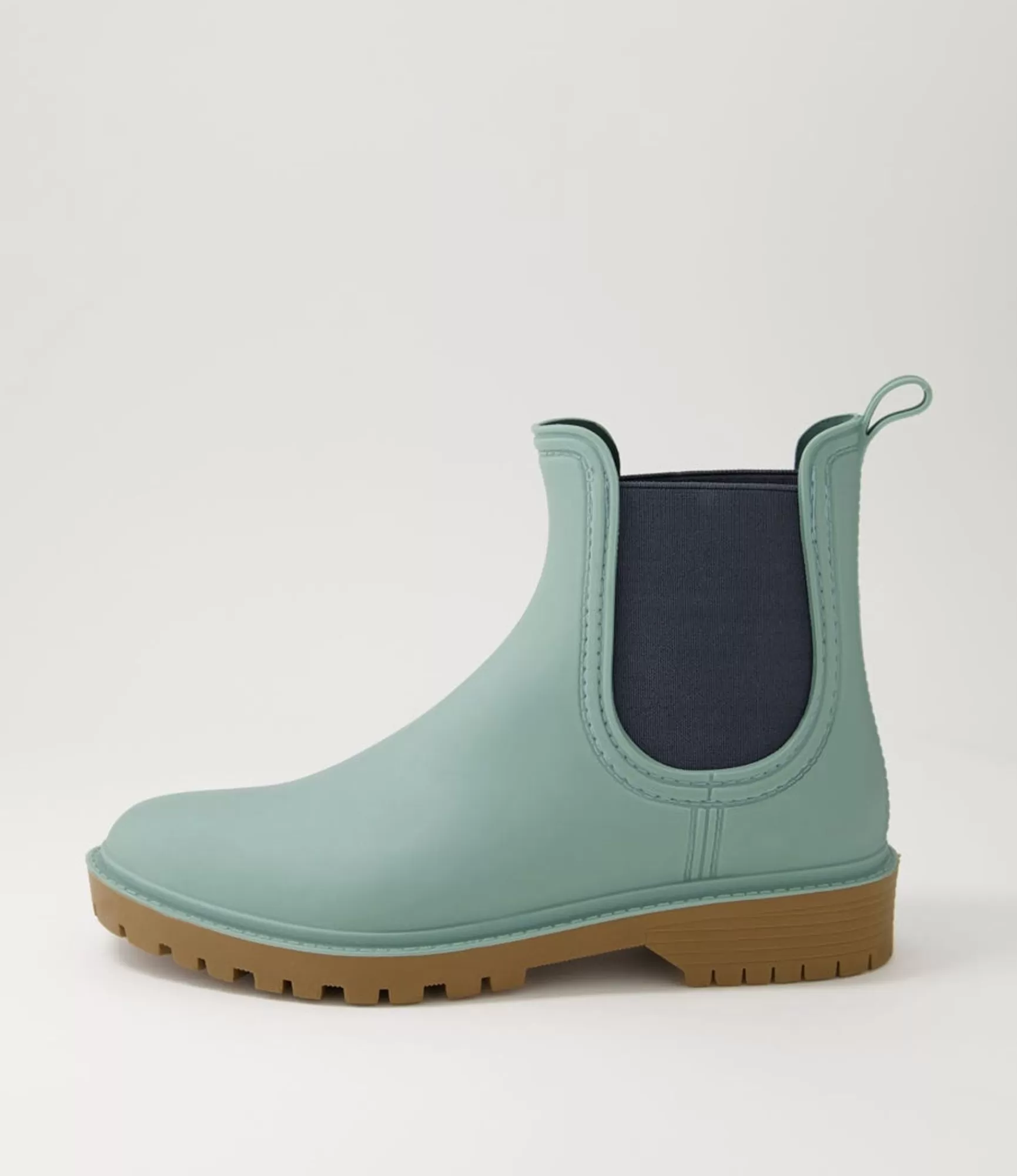 Discount Midas Shoes Loren Seafoam Ocean Gumboot Chelsea Boots