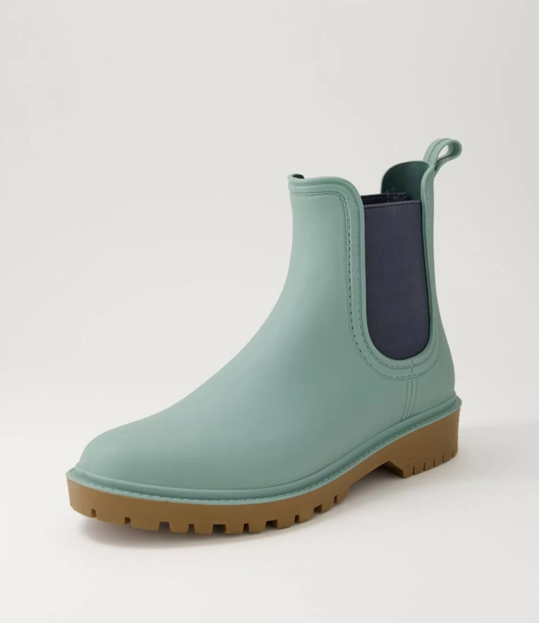 Discount Midas Shoes Loren Seafoam Ocean Gumboot Chelsea Boots