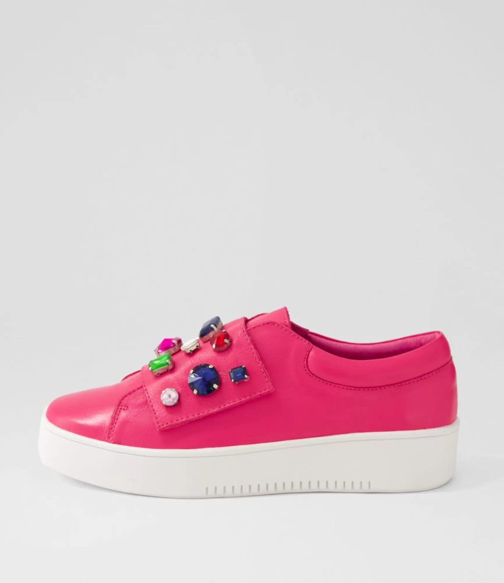 Flash Sale Midas Shoes Lunice Fuchsia Bright Leather Sneakers