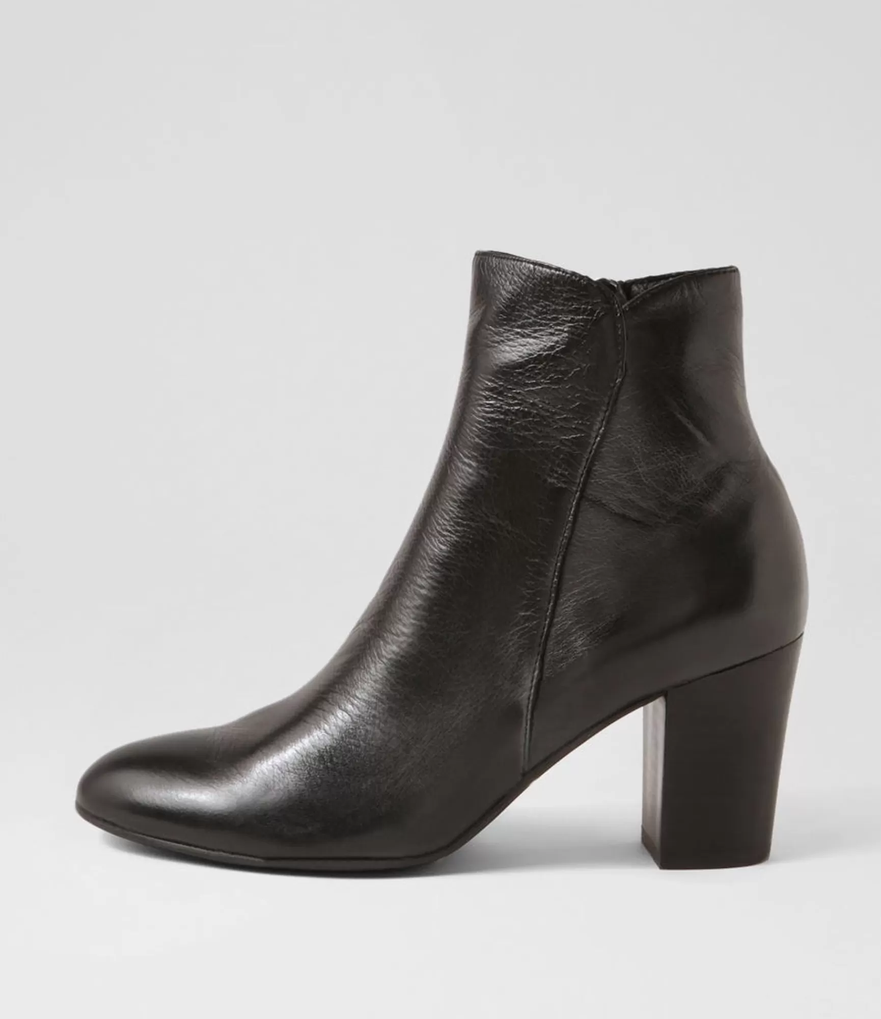 Best Midas Shoes Lyatt Black Leather Ankle Boots