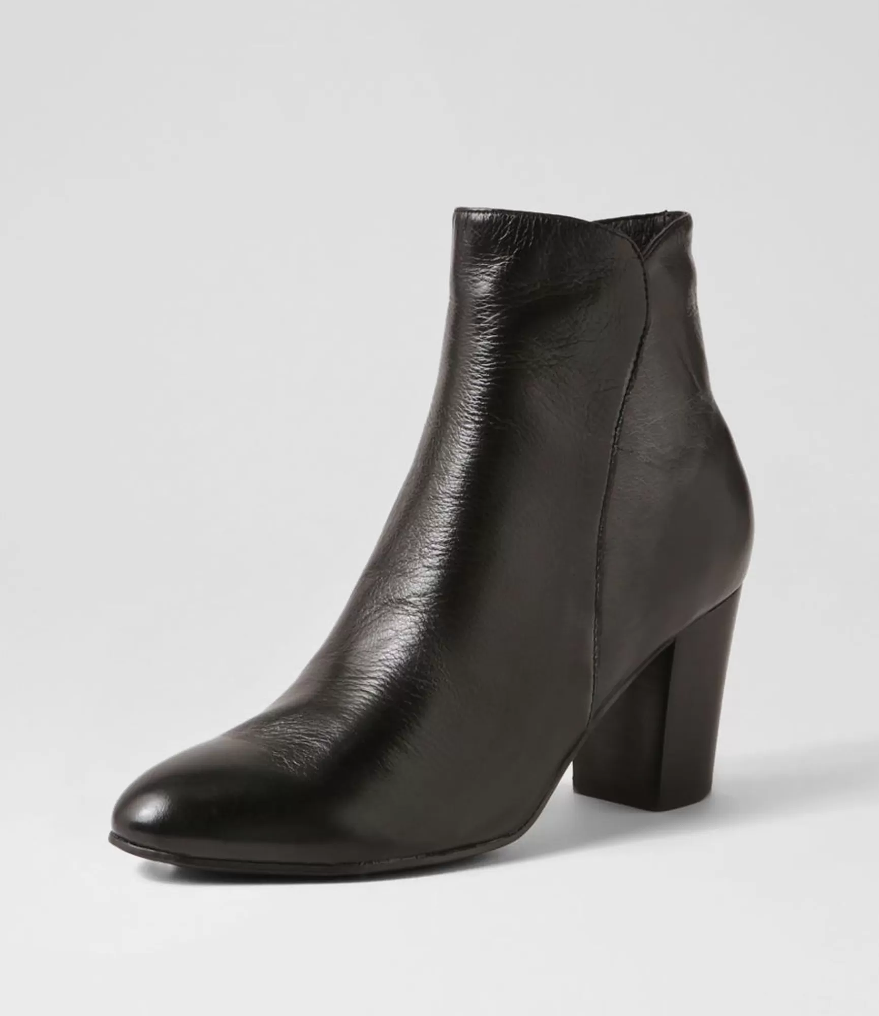 Best Midas Shoes Lyatt Black Leather Ankle Boots