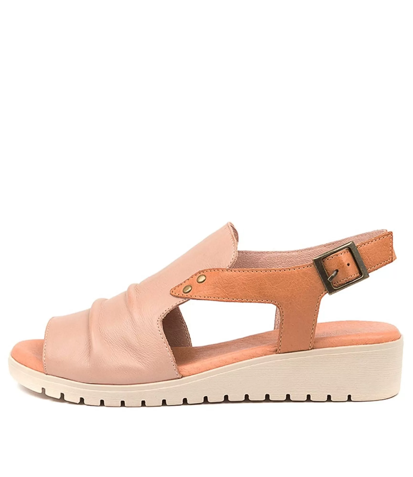 Hot Midas Shoes Madz Cafe-Dk Tan Leather