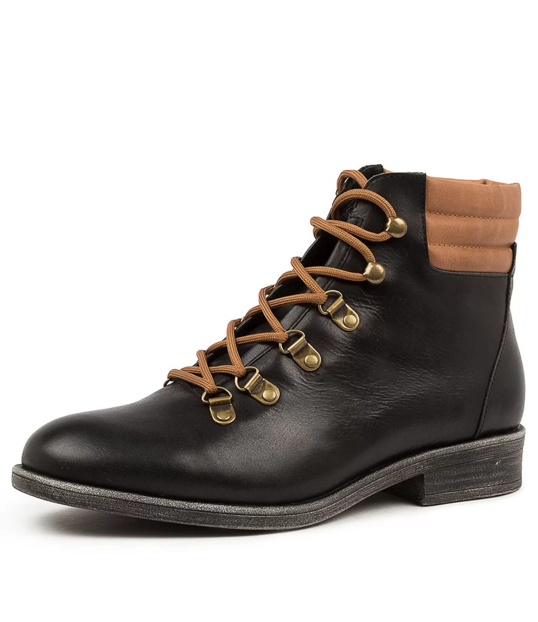 Cheap Midas Shoes Maison Black-Tan Leather