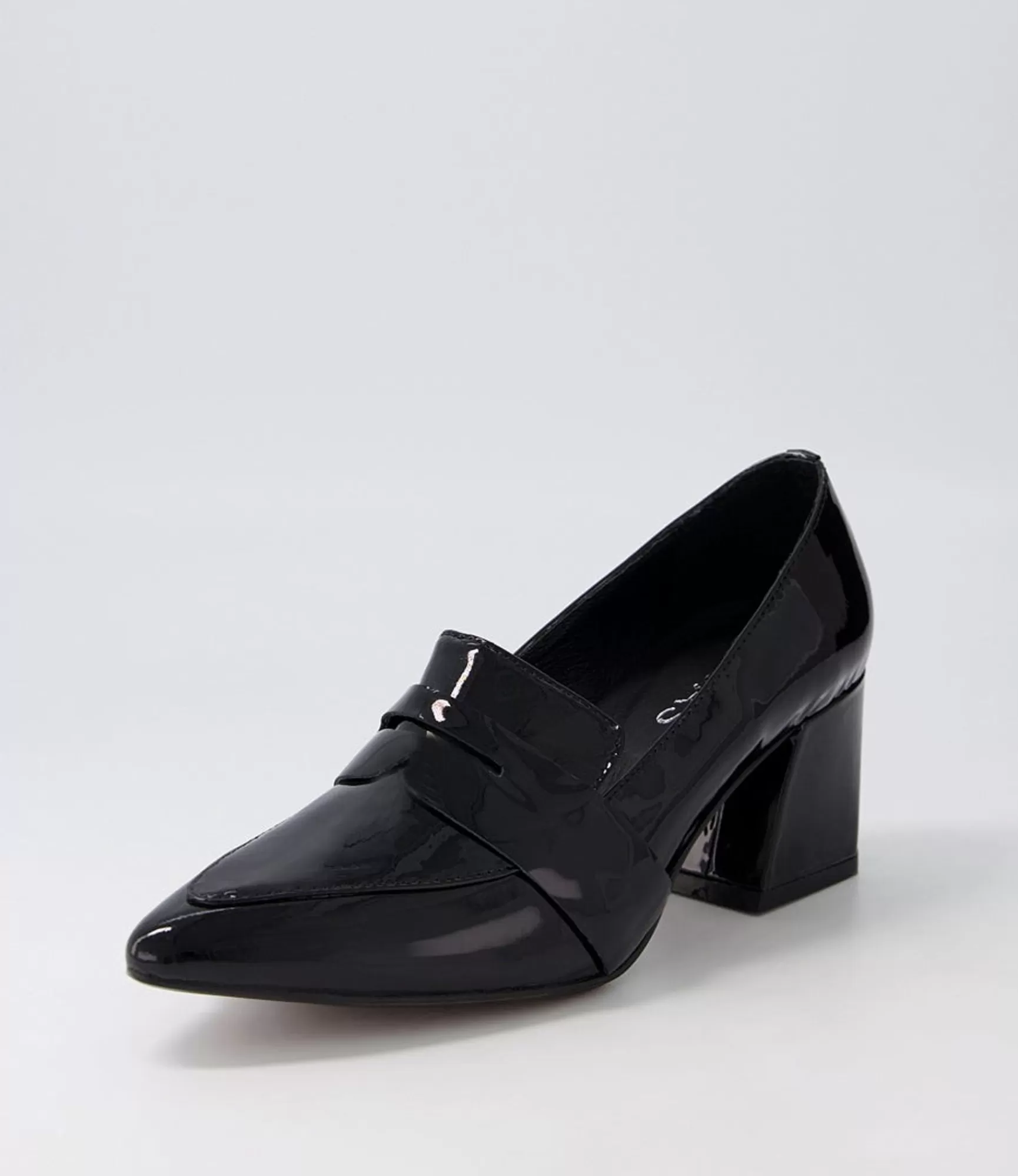 Sale Midas Shoes Millsy Black Patent Leather Heels