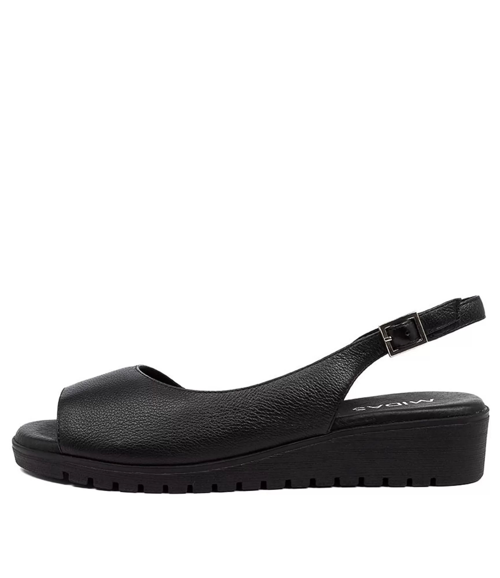 Clearance Midas Shoes Mizzi Black-Black Sole