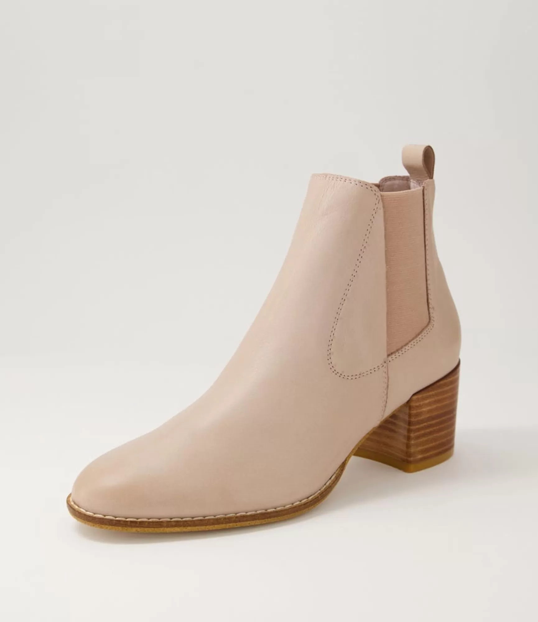 Store Midas Shoes Mochi Cafe Leather Ankle Boots