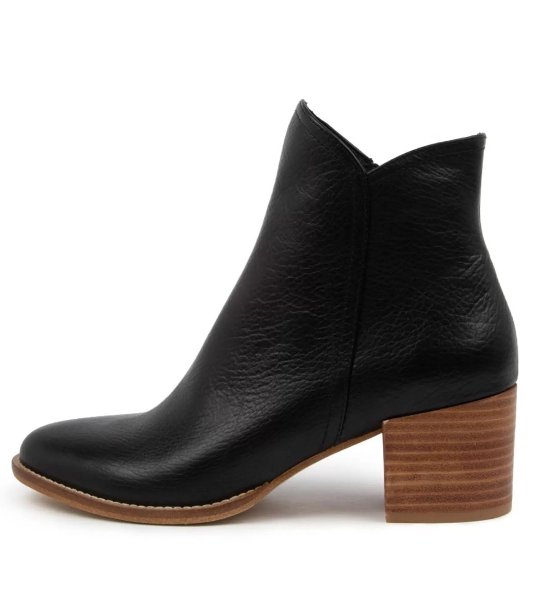 Sale Midas Shoes Mocker Black Nat Heel Lea