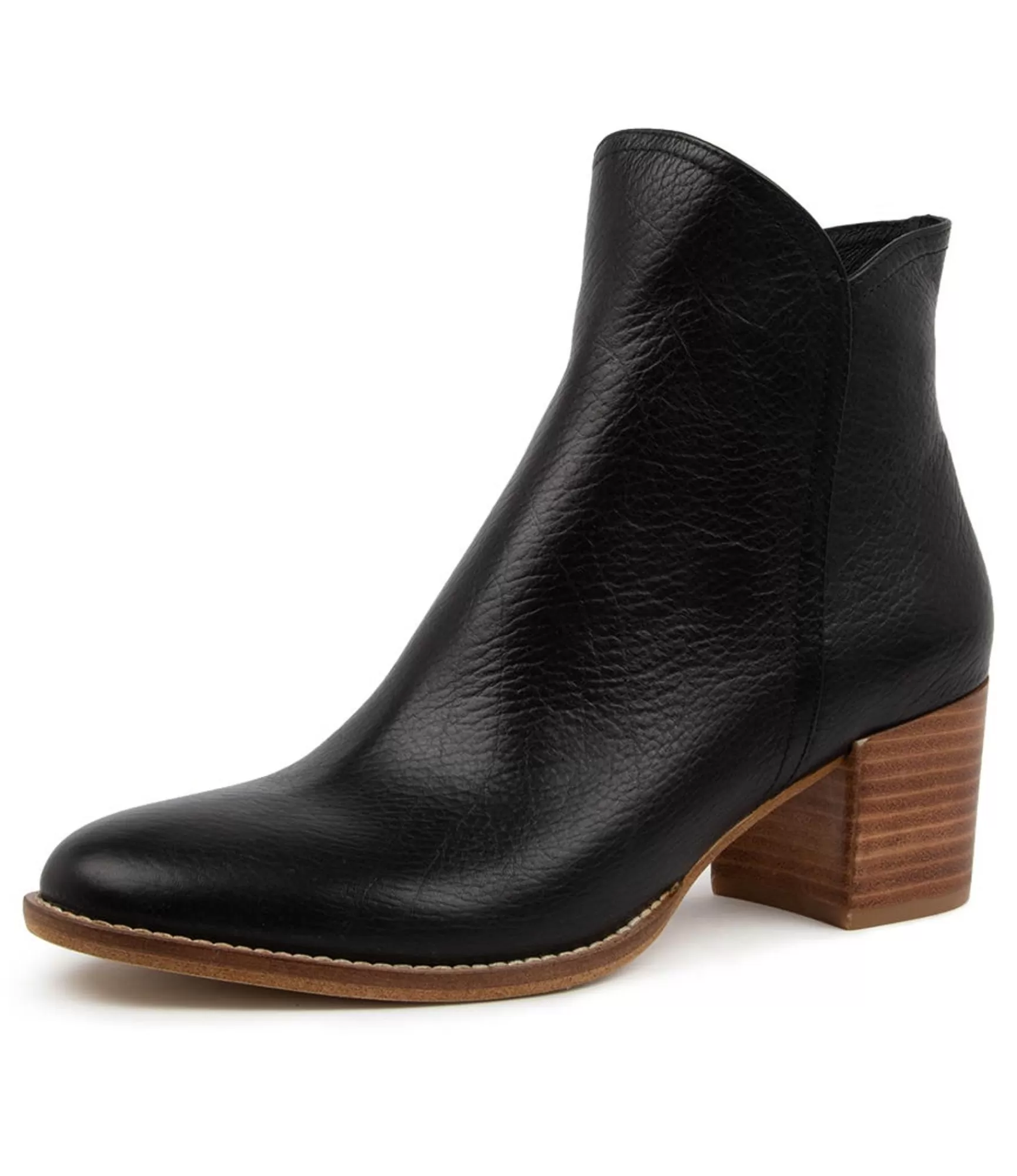 Sale Midas Shoes Mocker Black Nat Heel Lea