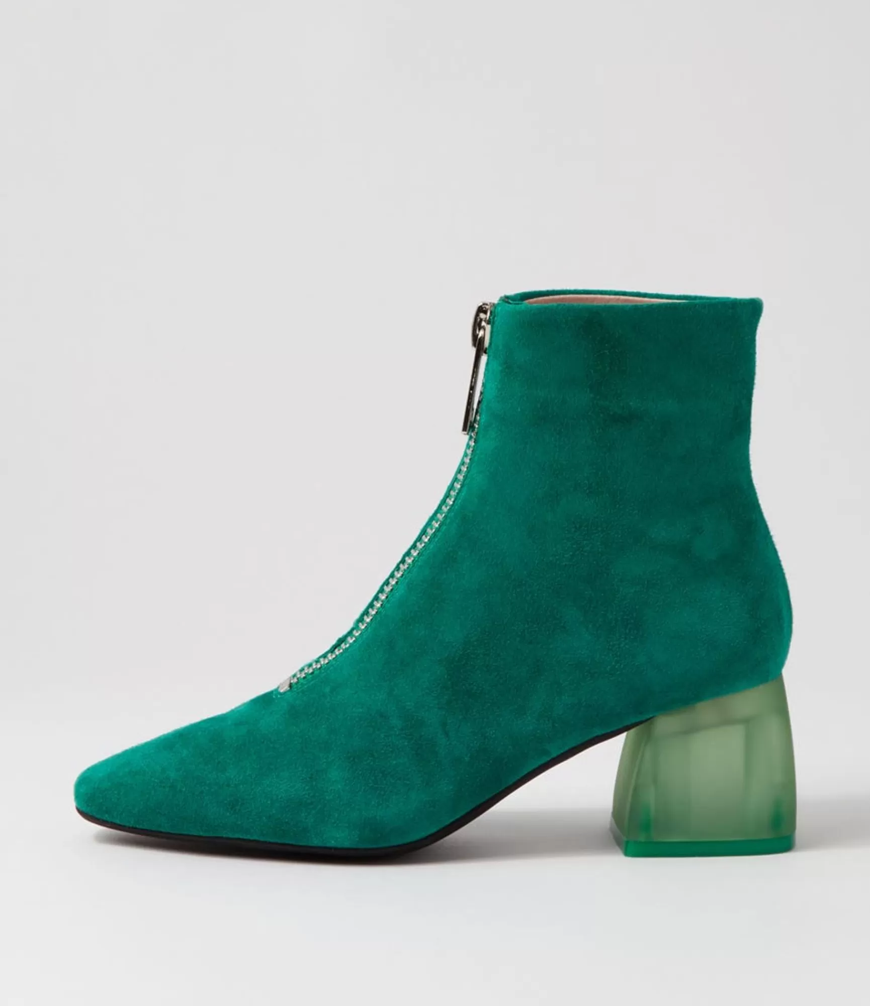 Shop Midas Shoes Morocco Emerald Suede Ankle Boots