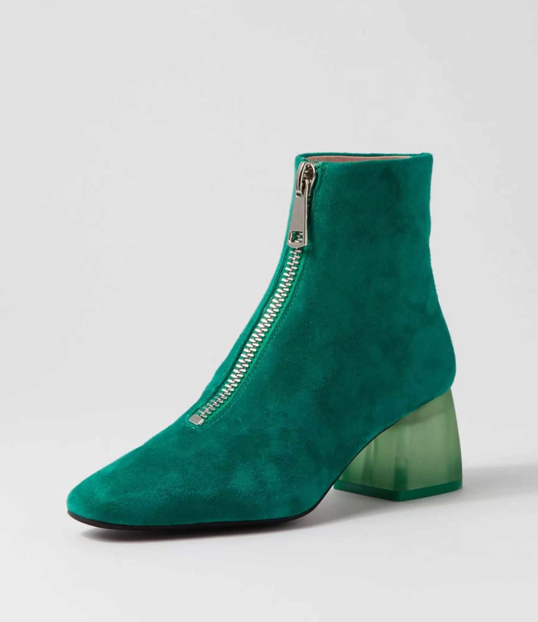 Shop Midas Shoes Morocco Emerald Suede Ankle Boots