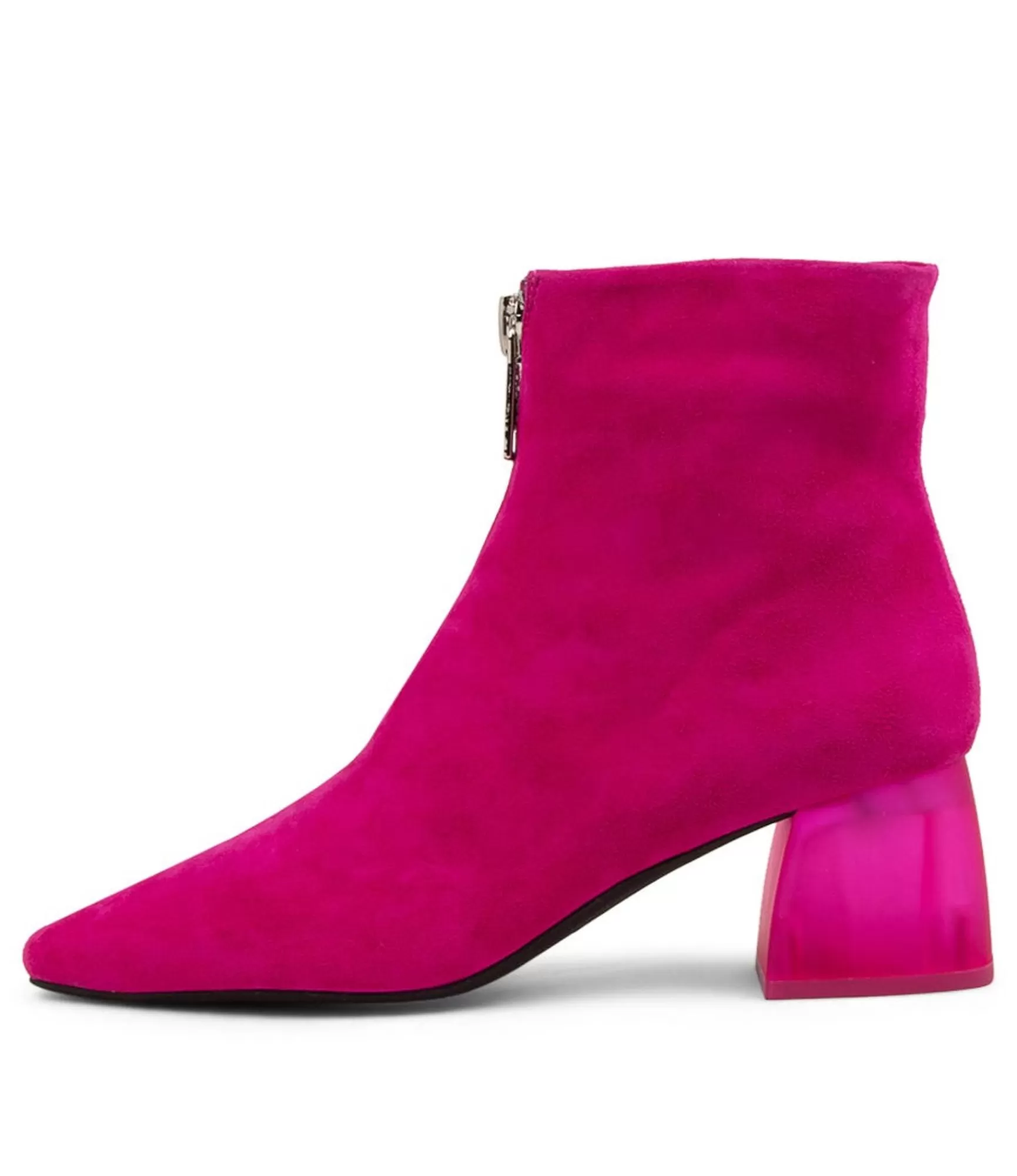 Shop Midas Shoes Morocco Fuchsia Suede Ankle Boots