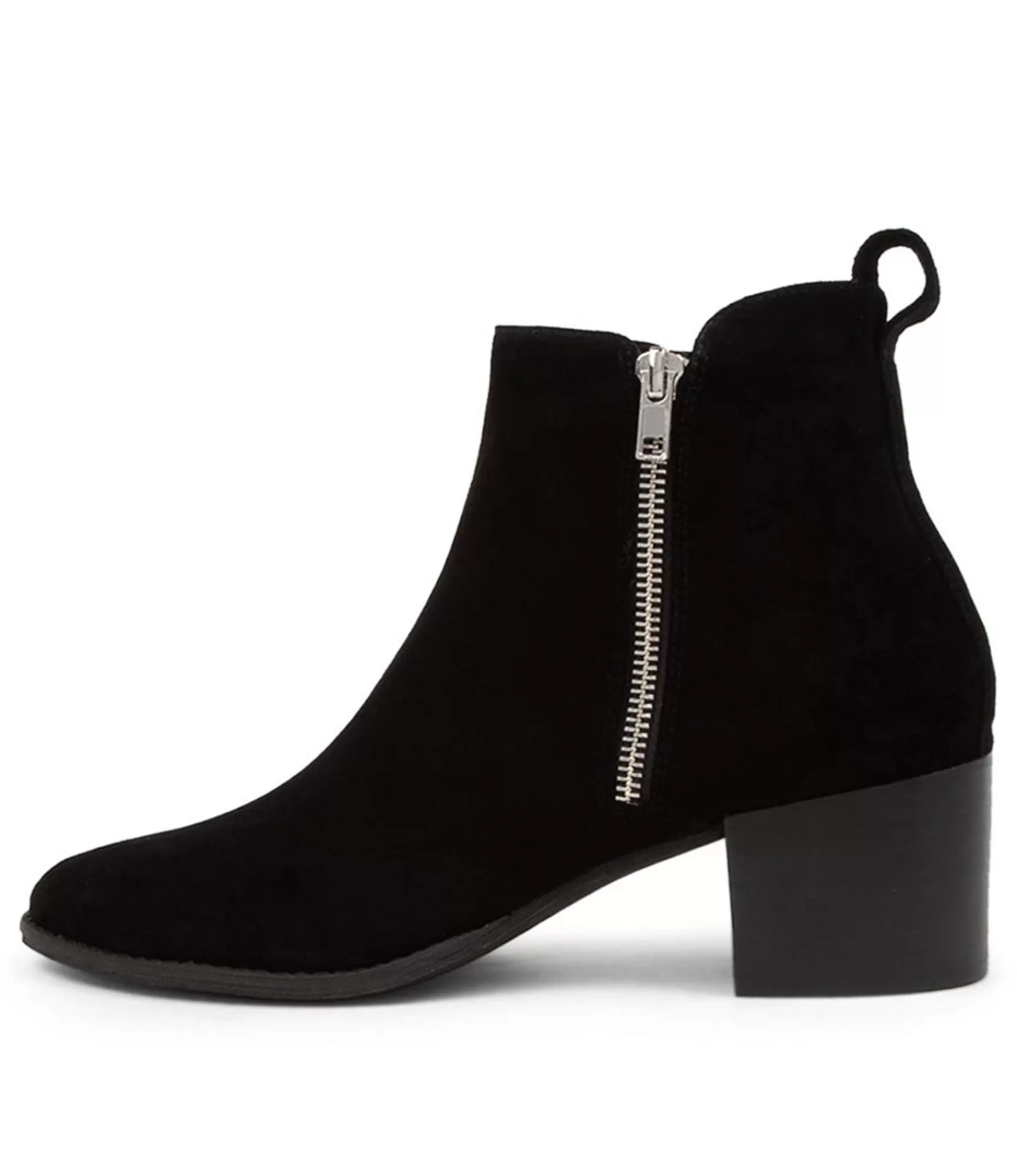 Best Sale Midas Shoes Myshka Black Suede Ankle Boots Bh