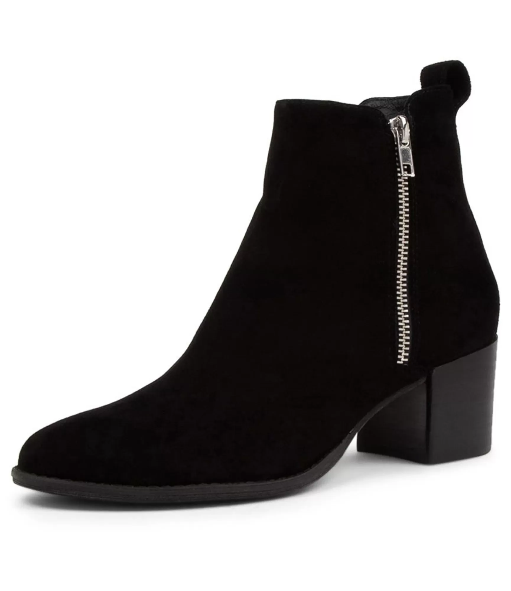 Best Sale Midas Shoes Myshka Black Suede Ankle Boots Bh