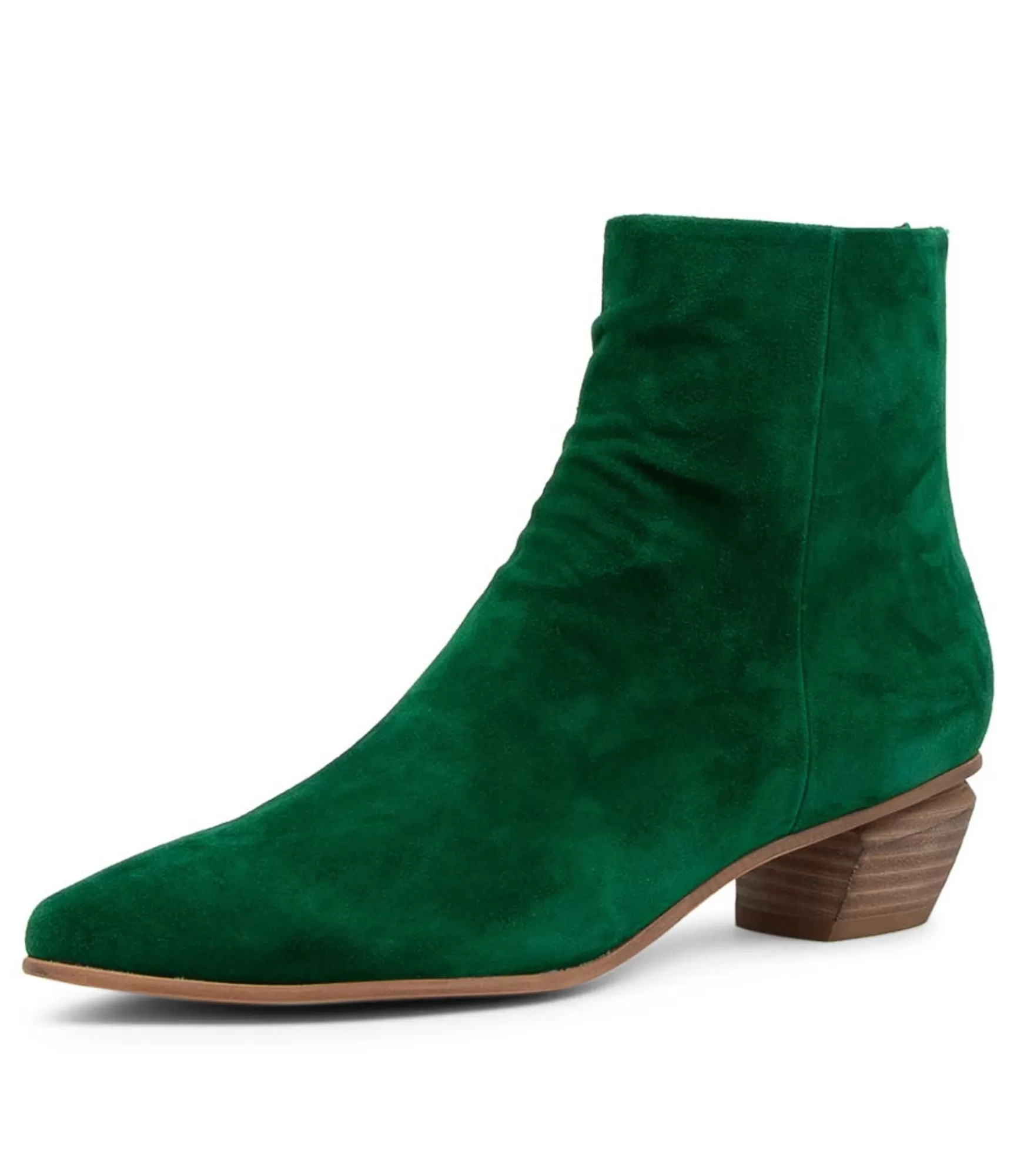Cheap Midas Shoes Nellie Emerald Suede Ankle Boots