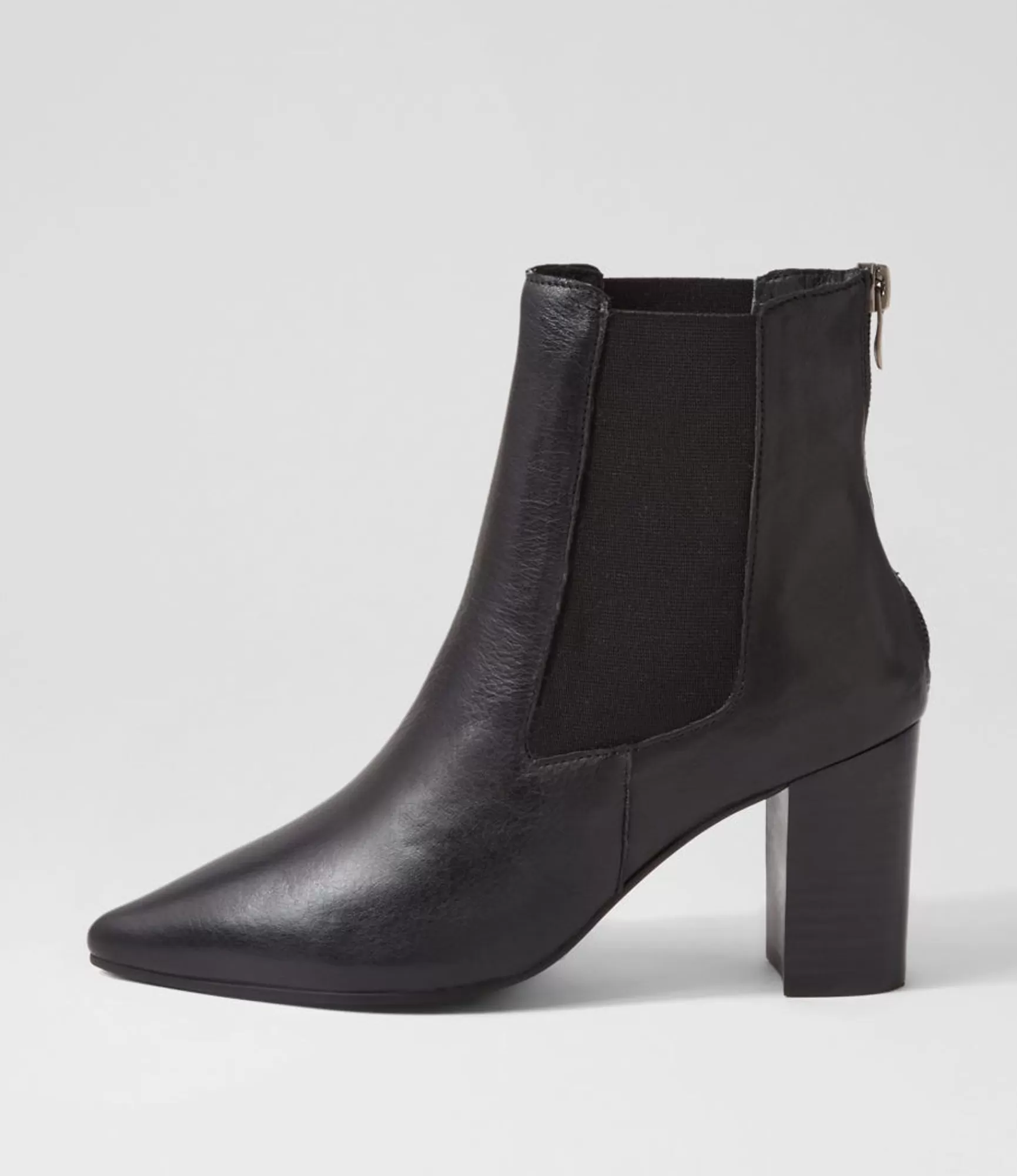 Fashion Midas Shoes Nemo Black Leather Chelsea Boots