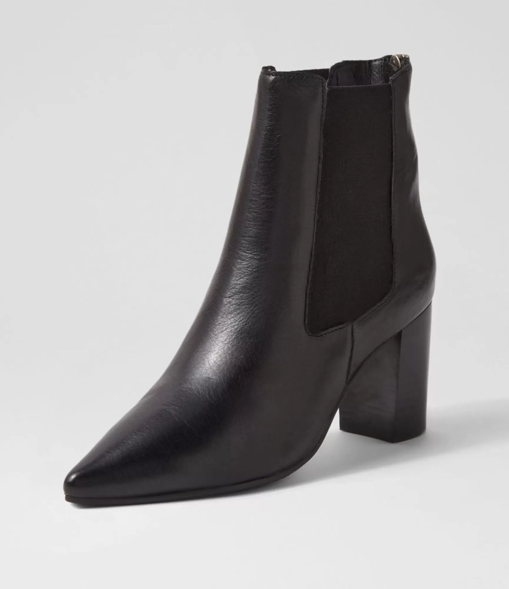 Fashion Midas Shoes Nemo Black Leather Chelsea Boots