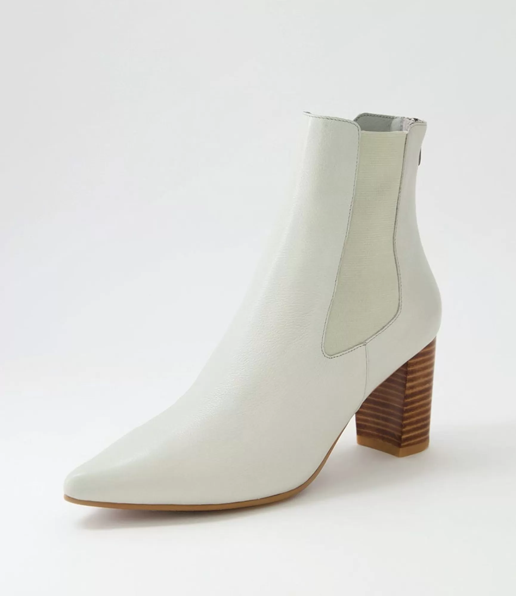Online Midas Shoes Nemo Stone Natural Heel Leather Chelsea Boots