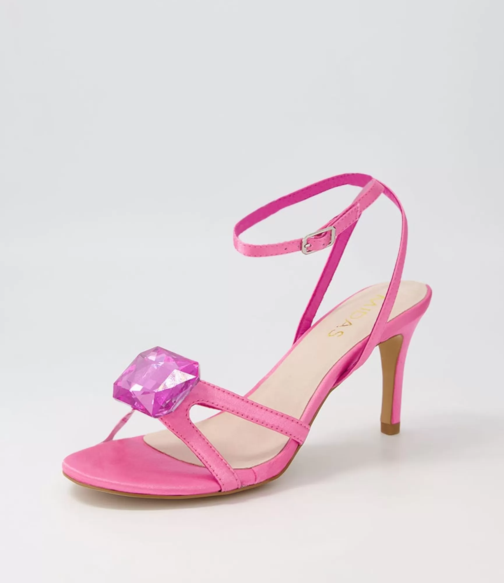 Cheap Midas Shoes Nino Pink Jewel Satin Sandals