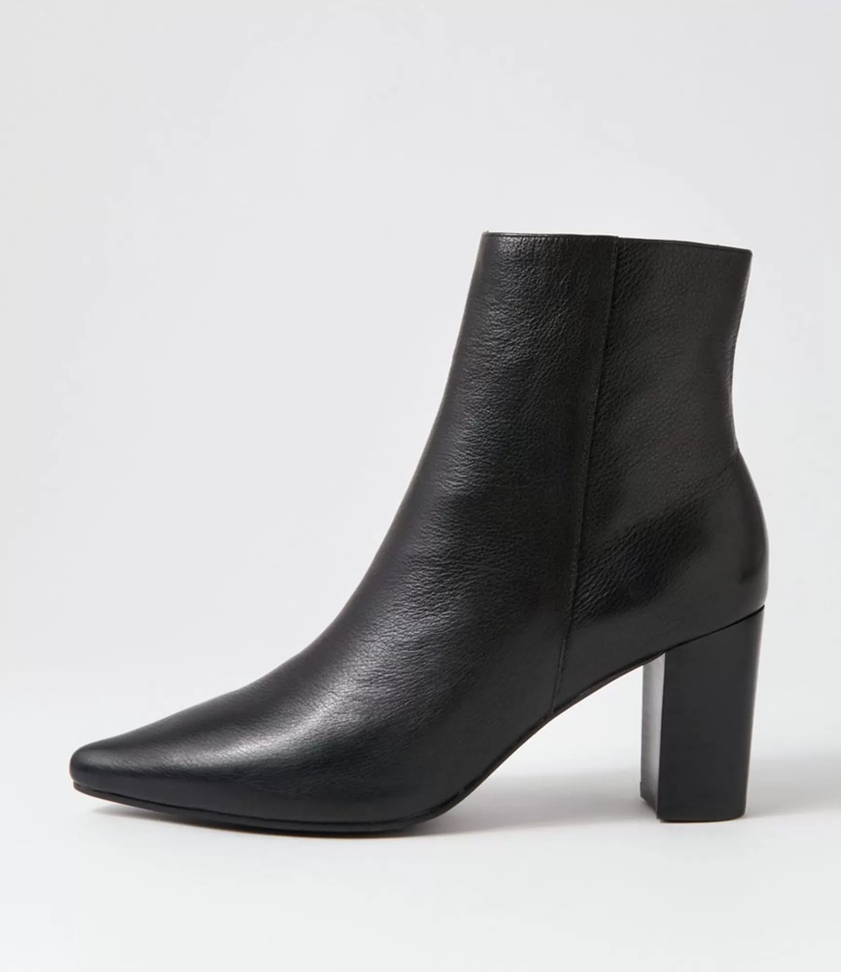 Outlet Midas Shoes Norris Black Leather Ankle Boots