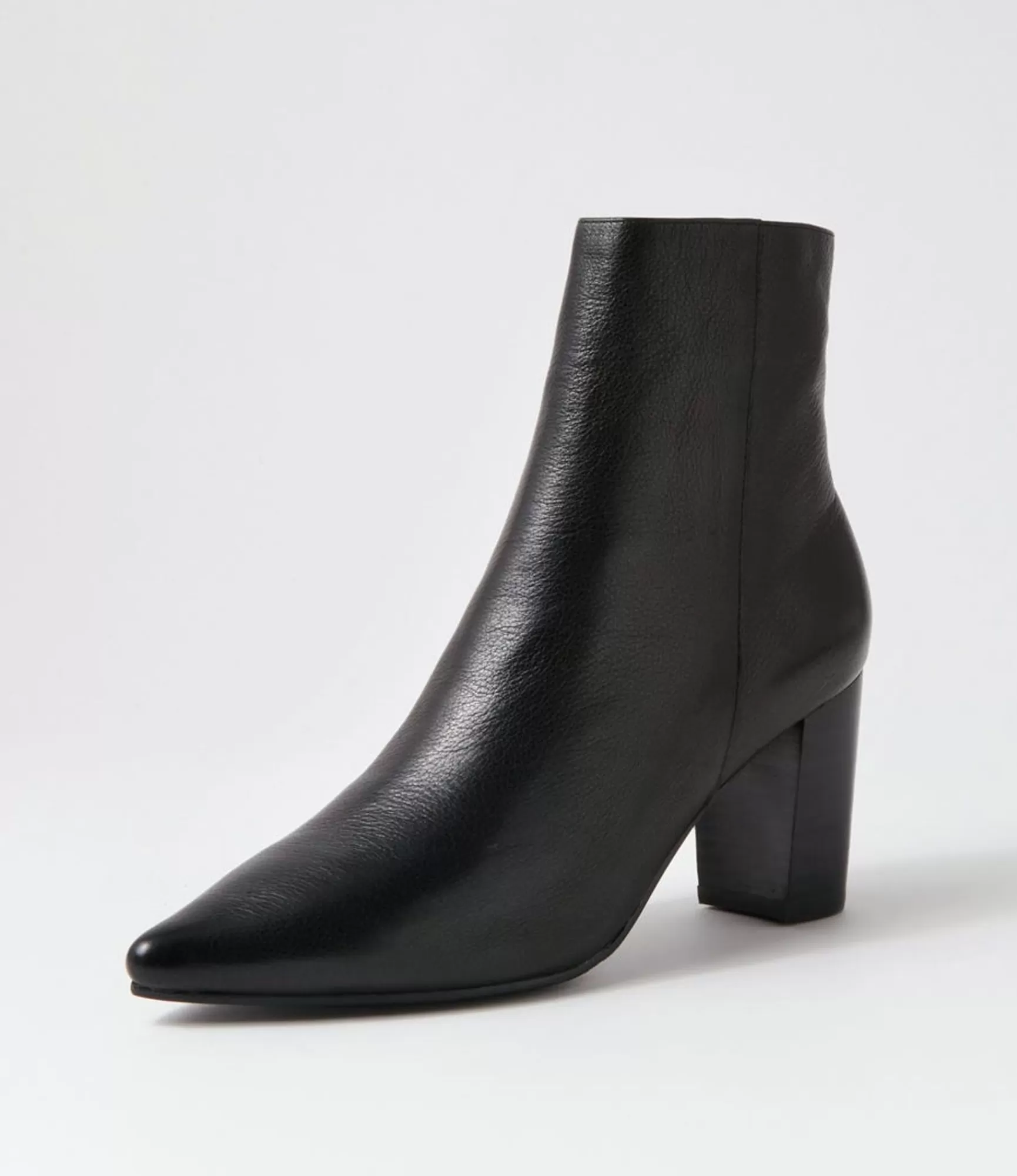 Outlet Midas Shoes Norris Black Leather Ankle Boots