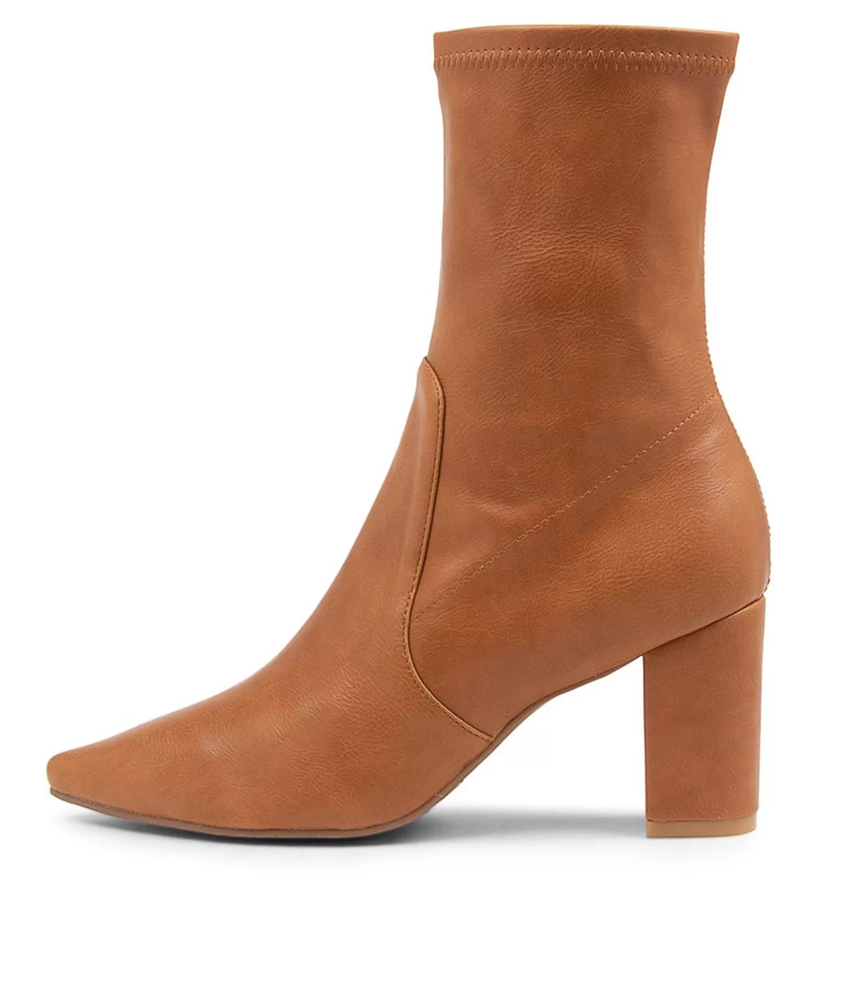 Shop Midas Shoes Noter New Tan Smooth Ankle Boots