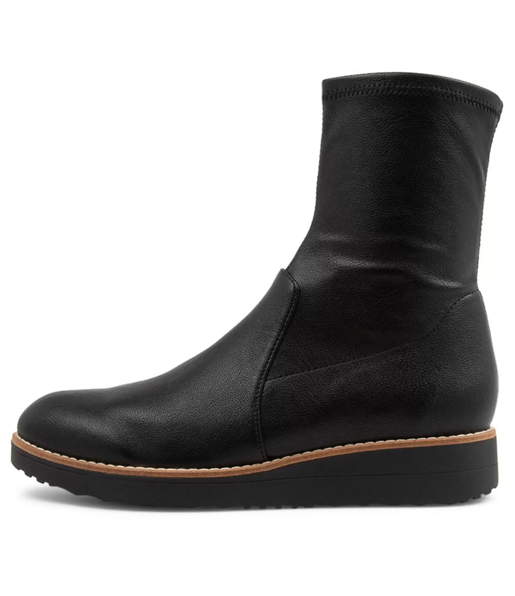 Cheap Midas Shoes Oamar Black Stretch Ankle Boots Bs