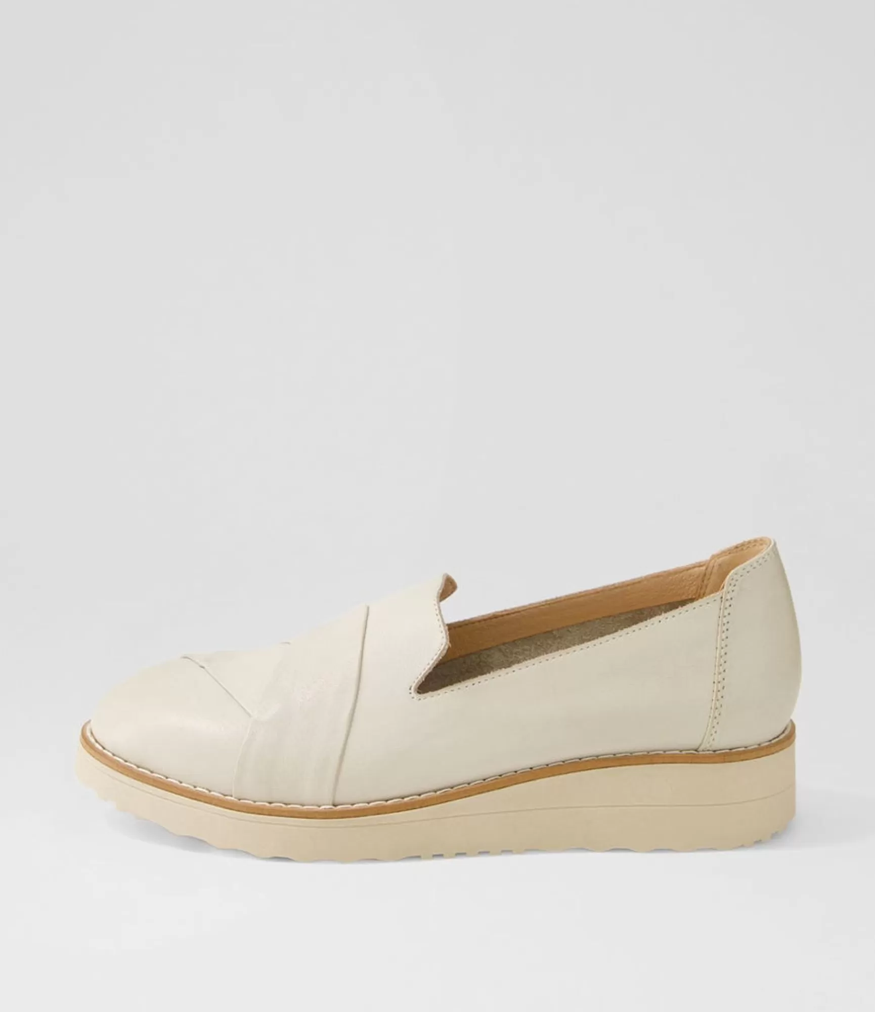Sale Midas Shoes Omalia Almond Leather Flat Shoes