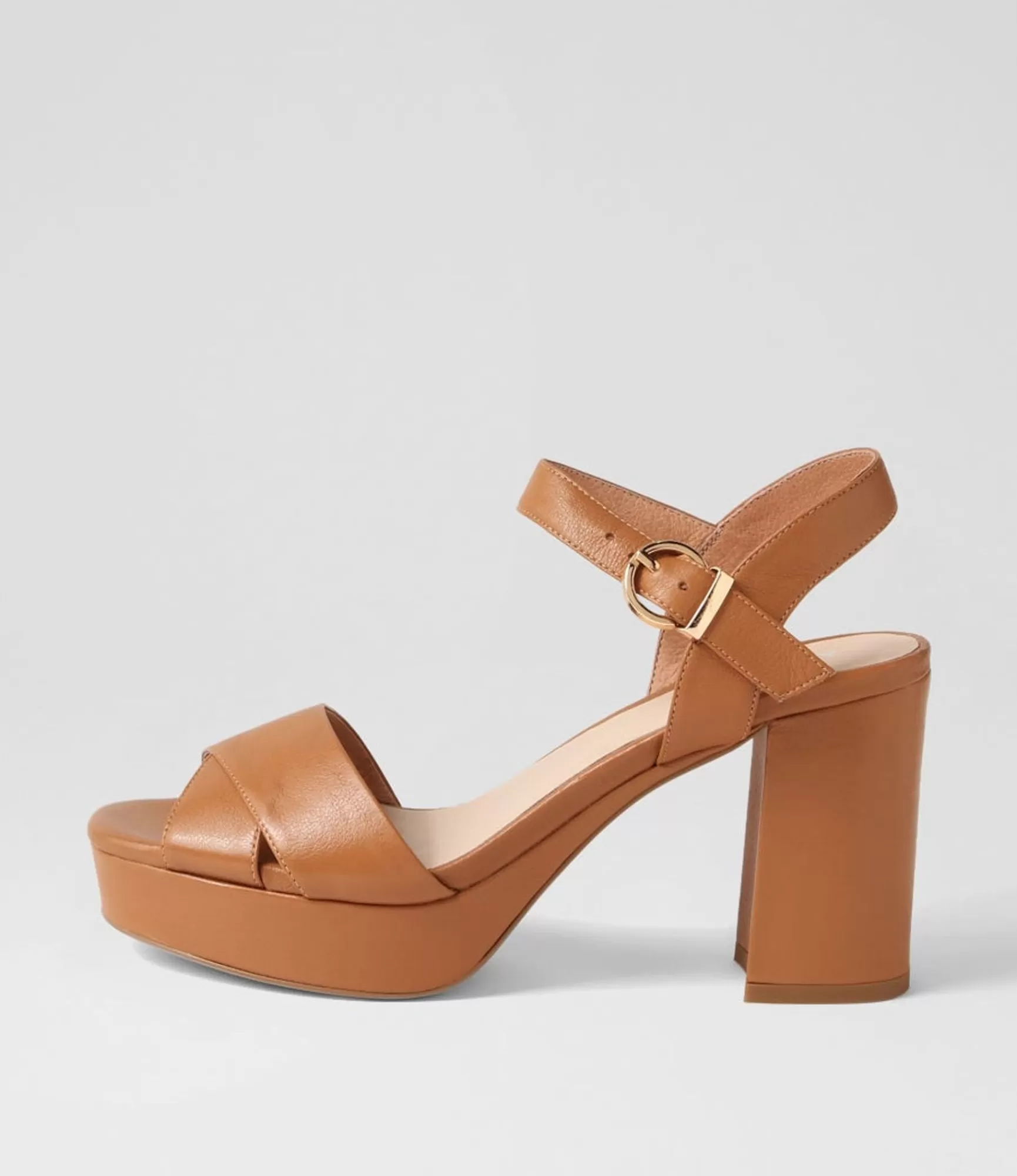 Cheap Midas Shoes Onli Dark Tan Leather Sandals
