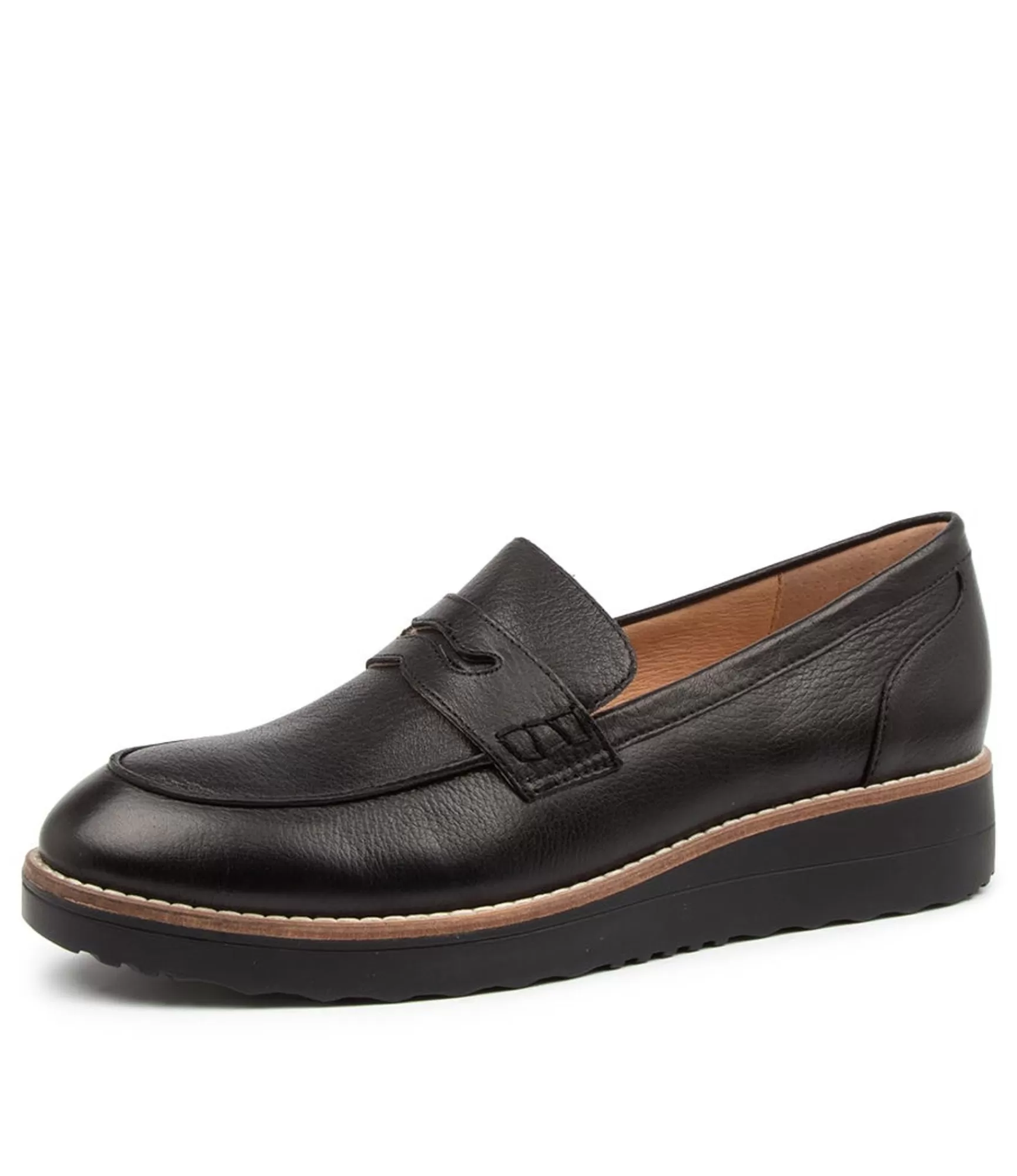 Discount Midas Shoes Ontre Black Leather
