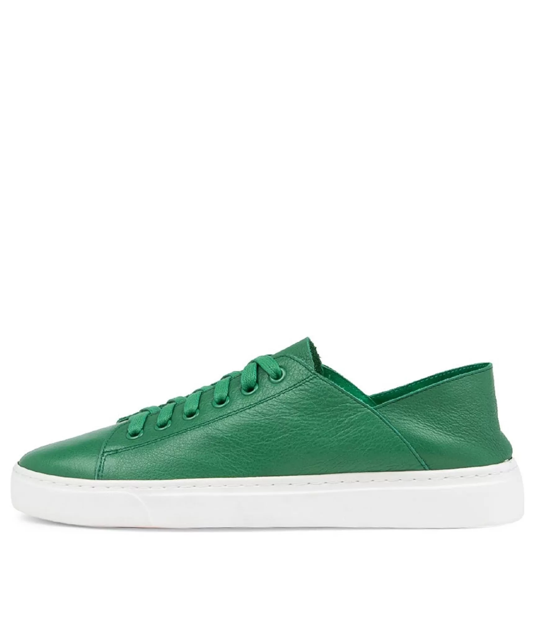 Shop Midas Shoes Oskhar Emerald Leather Sneakers