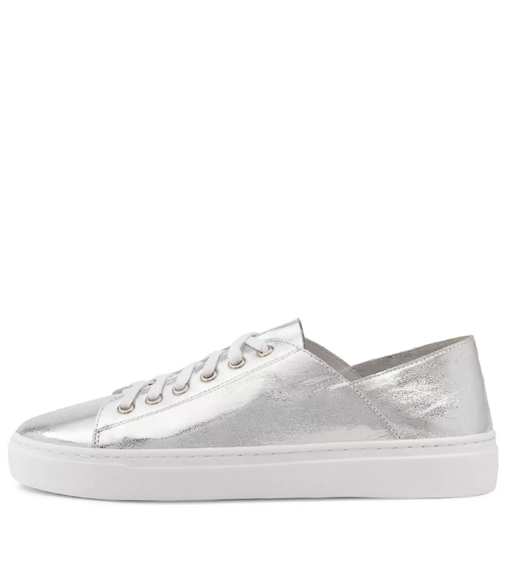 Cheap Midas Shoes Oskhar Silver Leather Sneakers