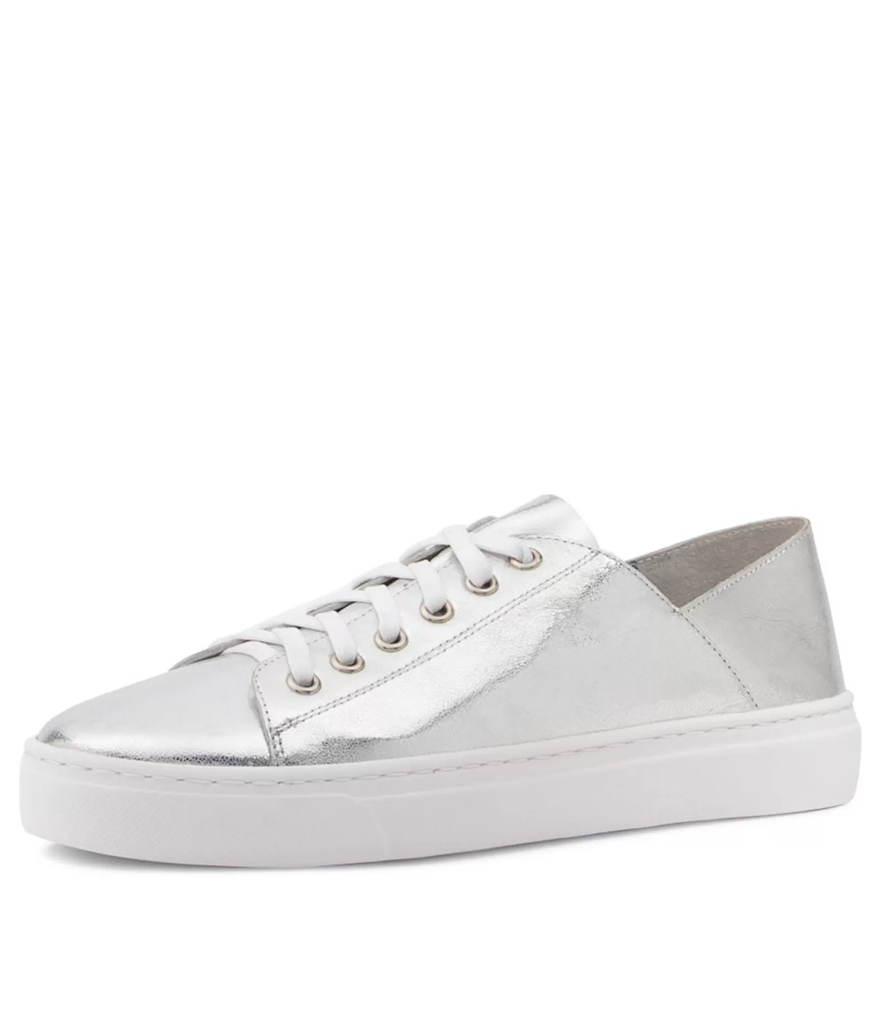 Cheap Midas Shoes Oskhar Silver Leather Sneakers