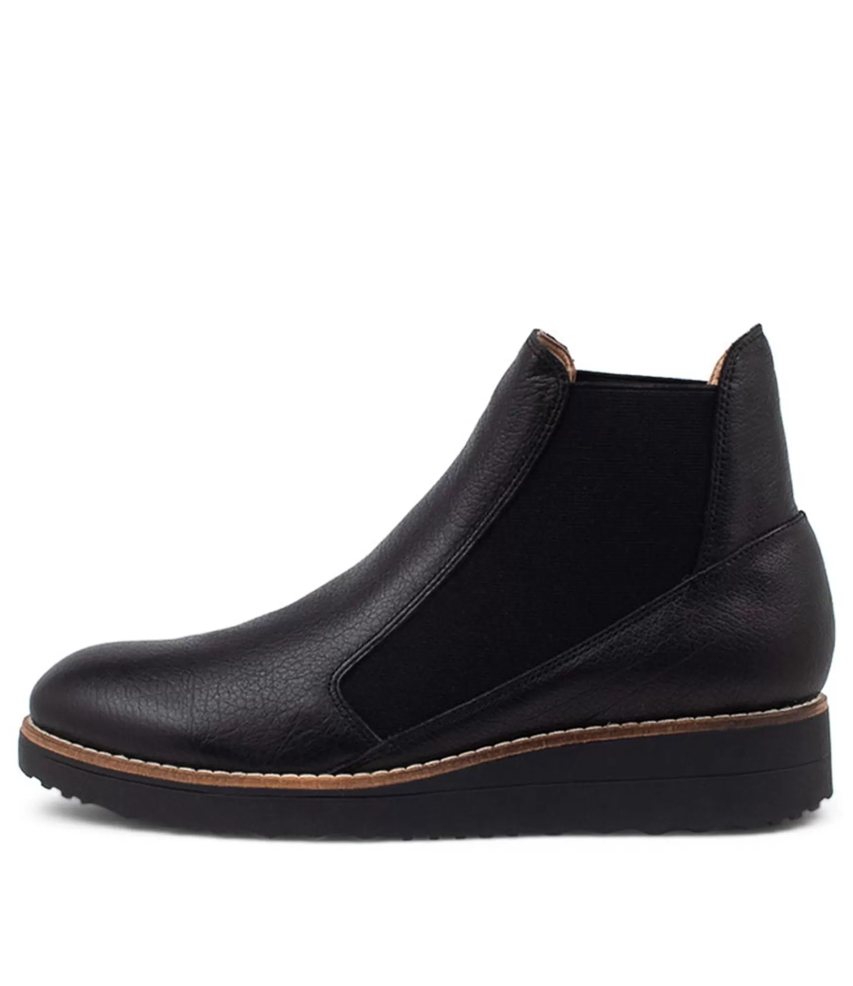 Sale Midas Shoes Ozeke Black Leather Chelsea Boots Bs