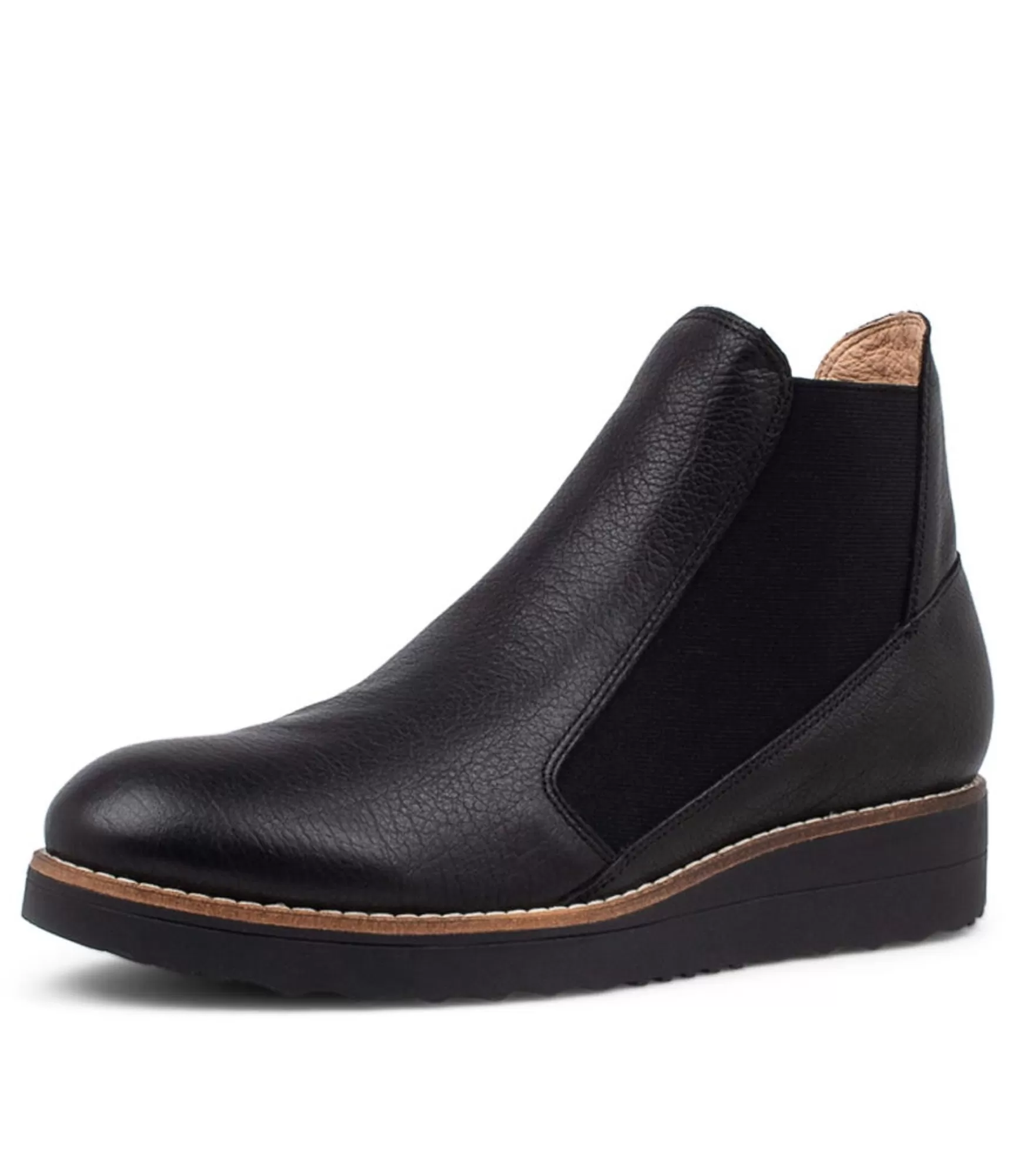 Sale Midas Shoes Ozeke Black Leather Chelsea Boots Bs