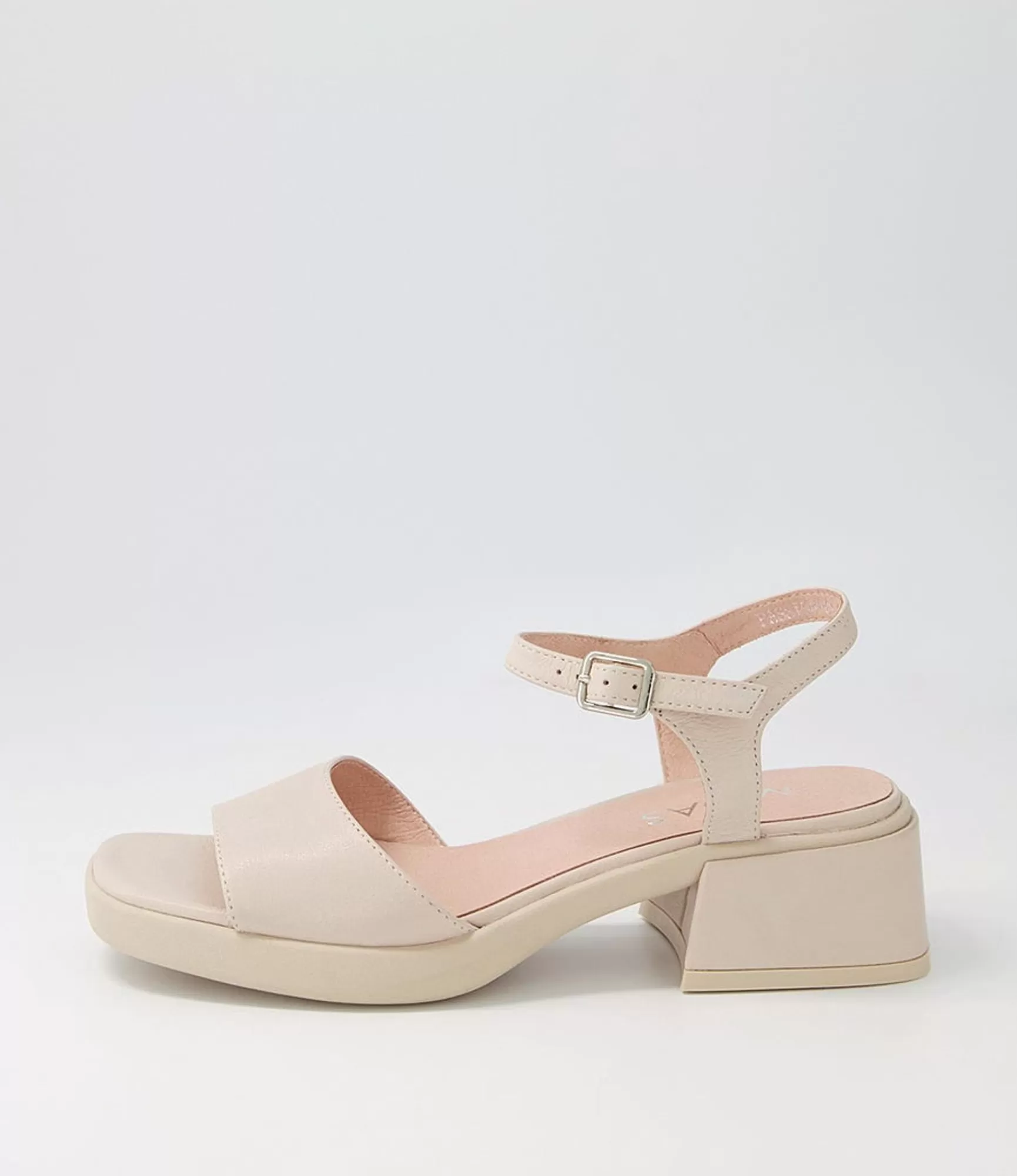 Cheap Midas Shoes Passion Nude Leather Sandals