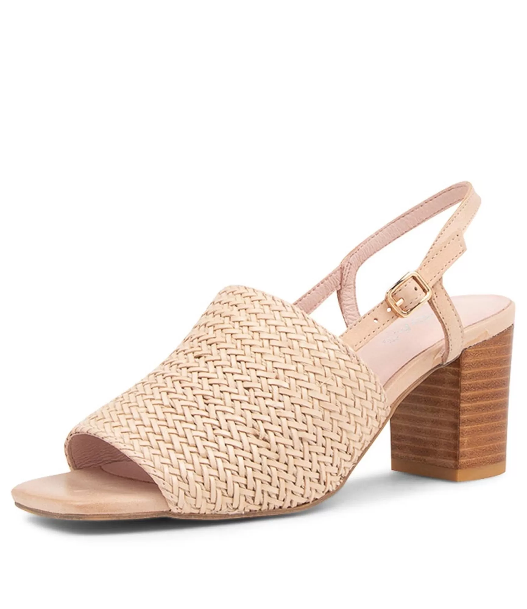 Hot Midas Shoes Payte Nude Leather Heeled Heels