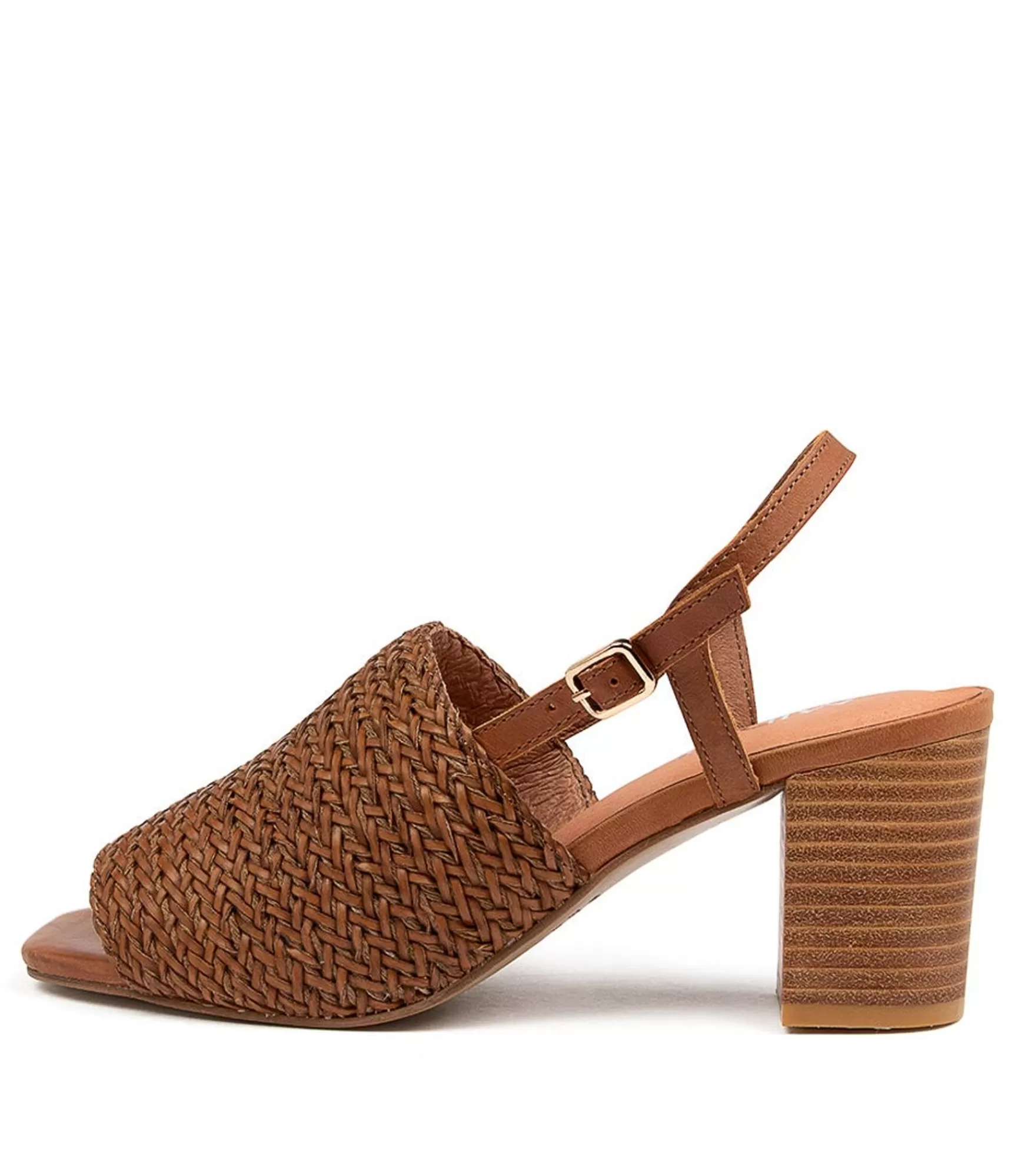 Discount Midas Shoes Payte Tan Weave-Leather