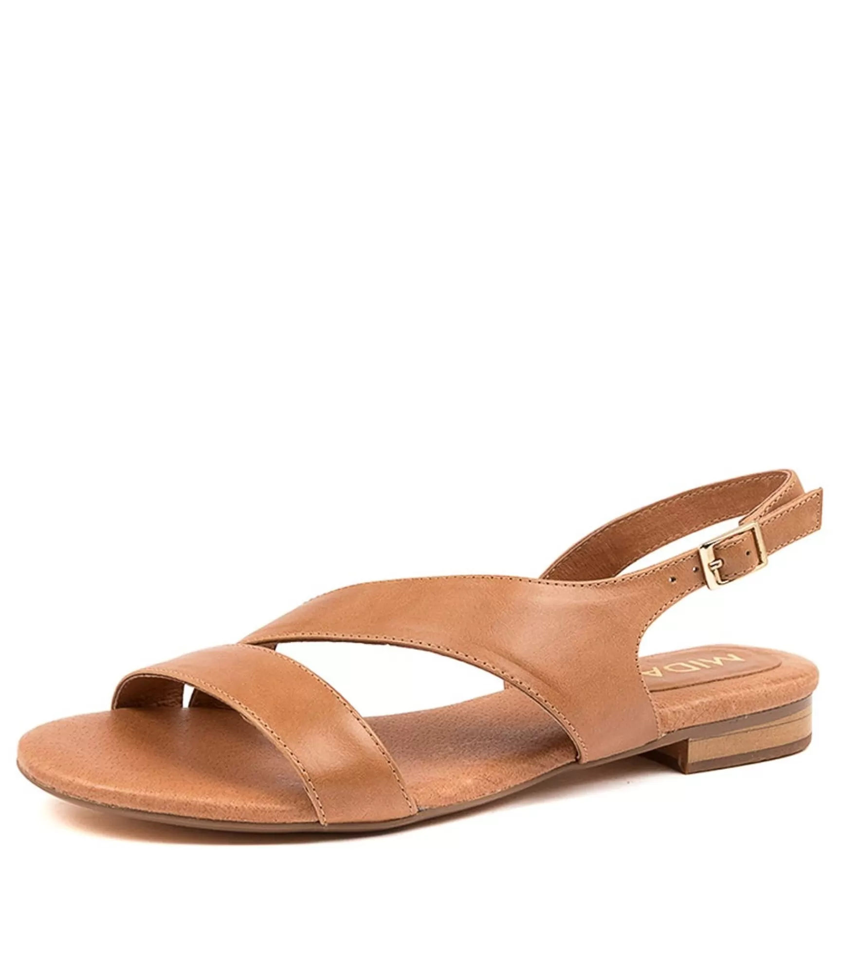 Store Midas Shoes Peachy Dk Tan Leather