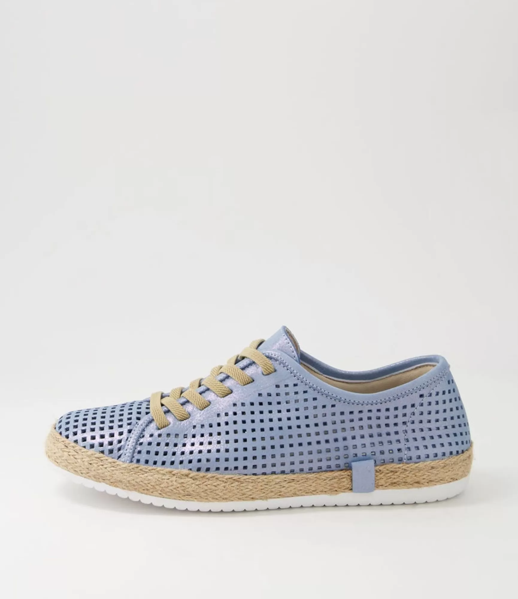 Flash Sale Midas Shoes Pinacle Metallic Sky Leather Sneakers
