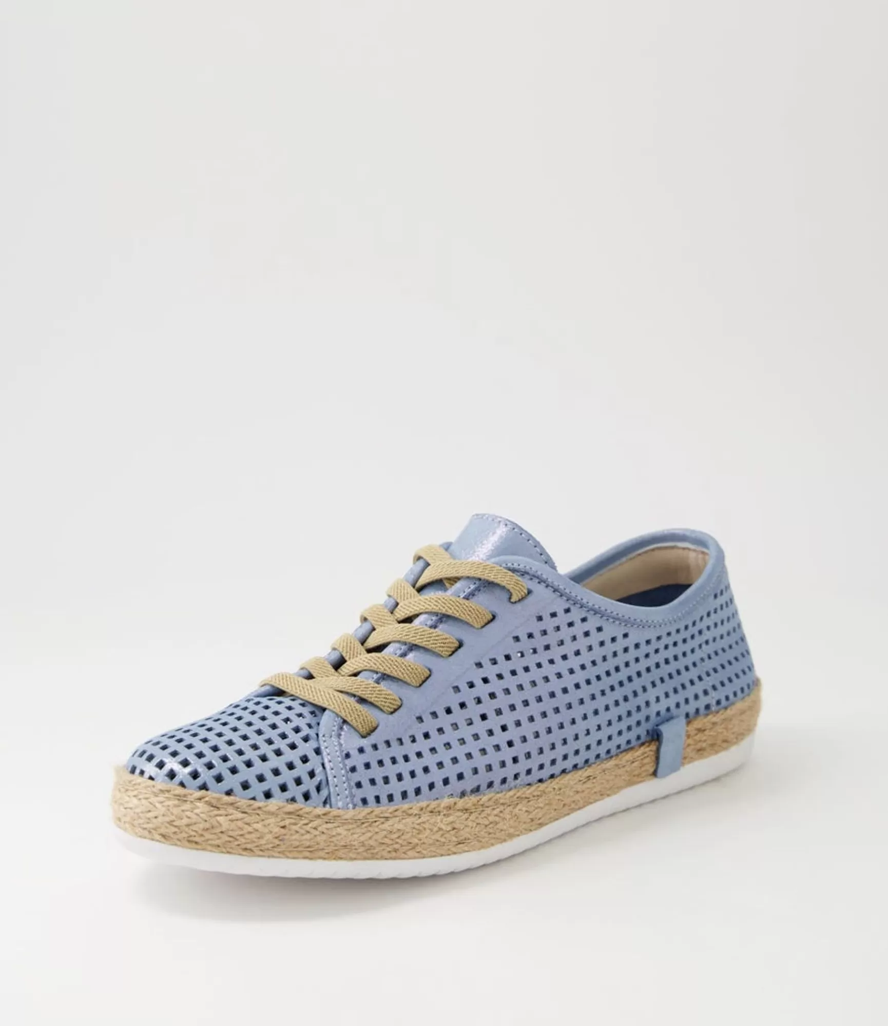 Flash Sale Midas Shoes Pinacle Metallic Sky Leather Sneakers