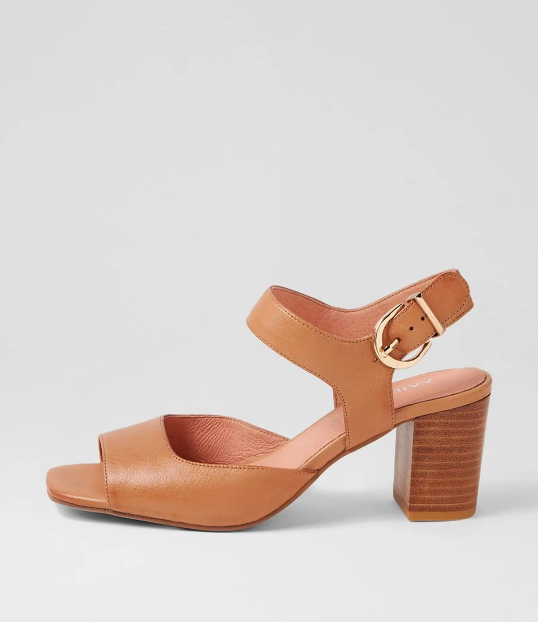Clearance Midas Shoes Pipa Dark Tan Leather Sandals