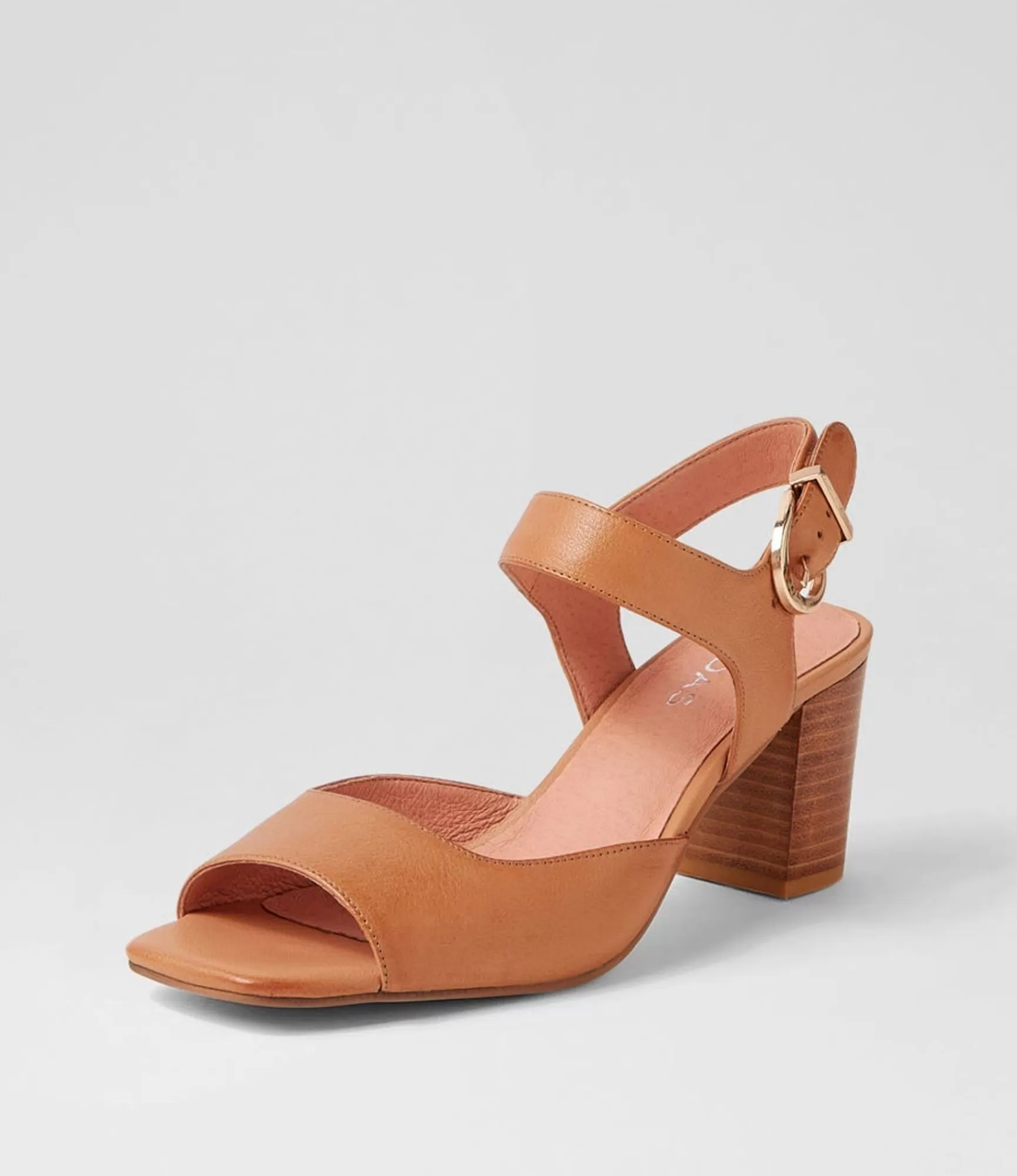 Clearance Midas Shoes Pipa Dark Tan Leather Sandals