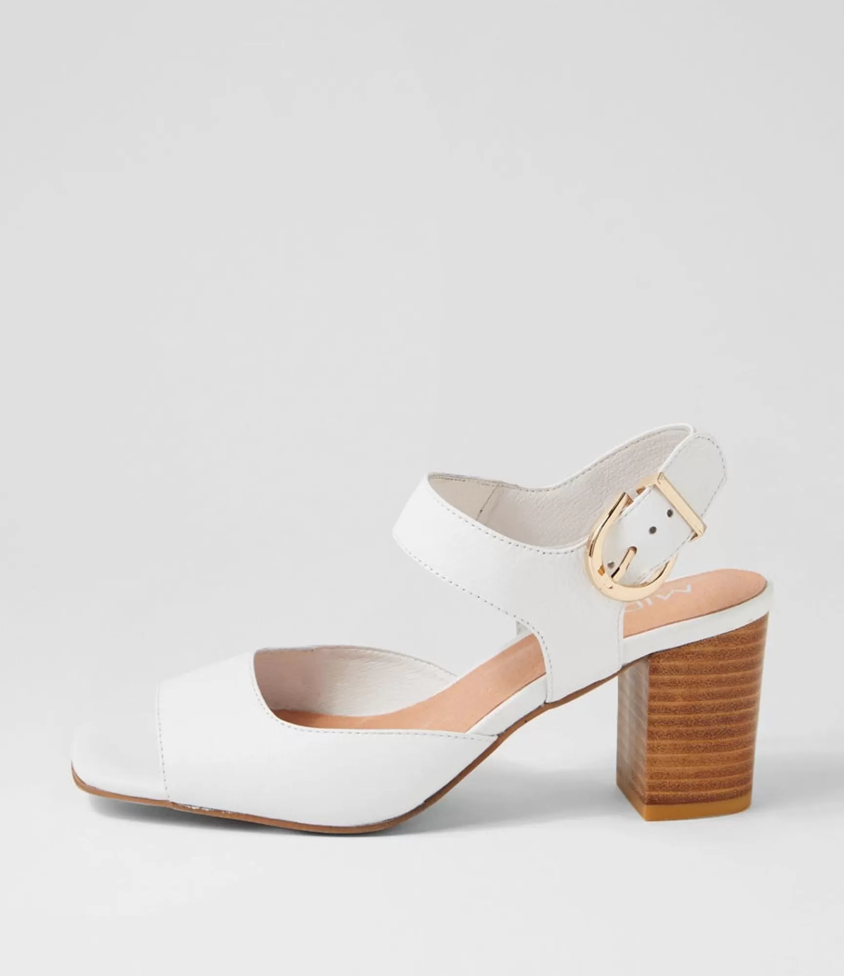 Outlet Midas Shoes Pipa White Leather Sandals