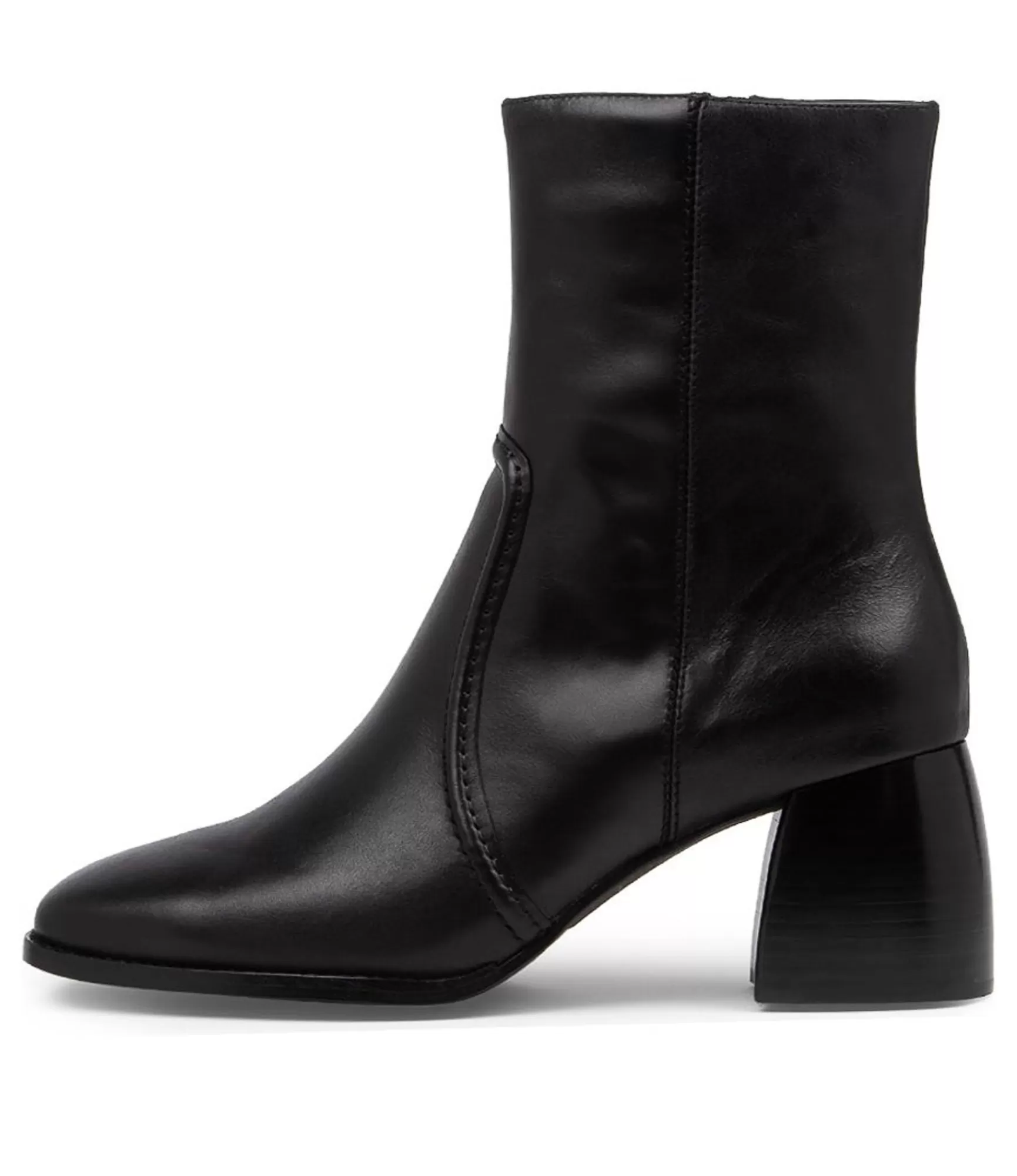 Sale Midas Shoes Pixi Black Leather Ankle Boots Bh