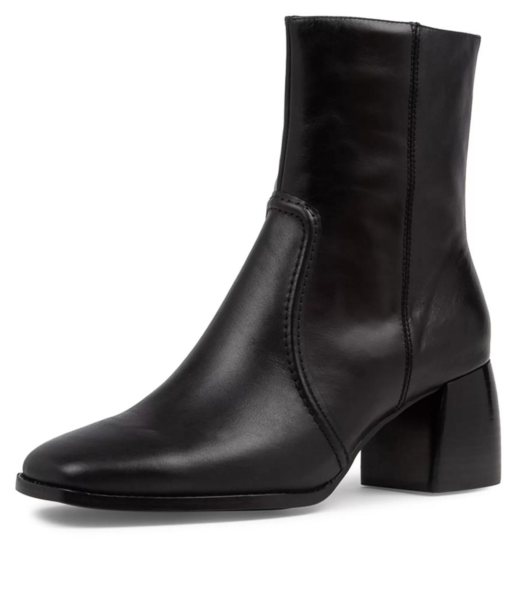 Sale Midas Shoes Pixi Black Leather Ankle Boots Bh