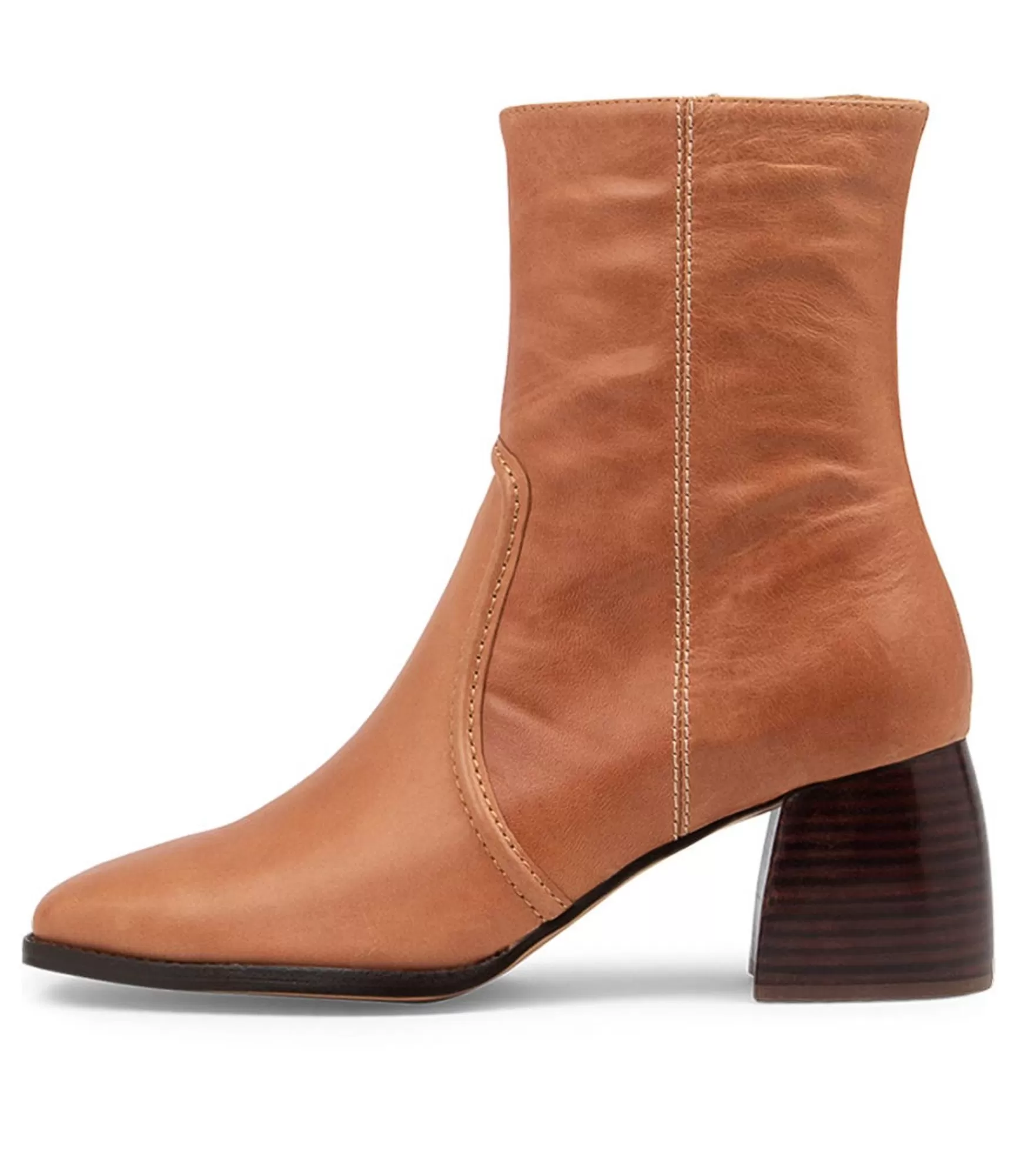 Fashion Midas Shoes Pixi Chestnut Leather Ankle Boots Bh